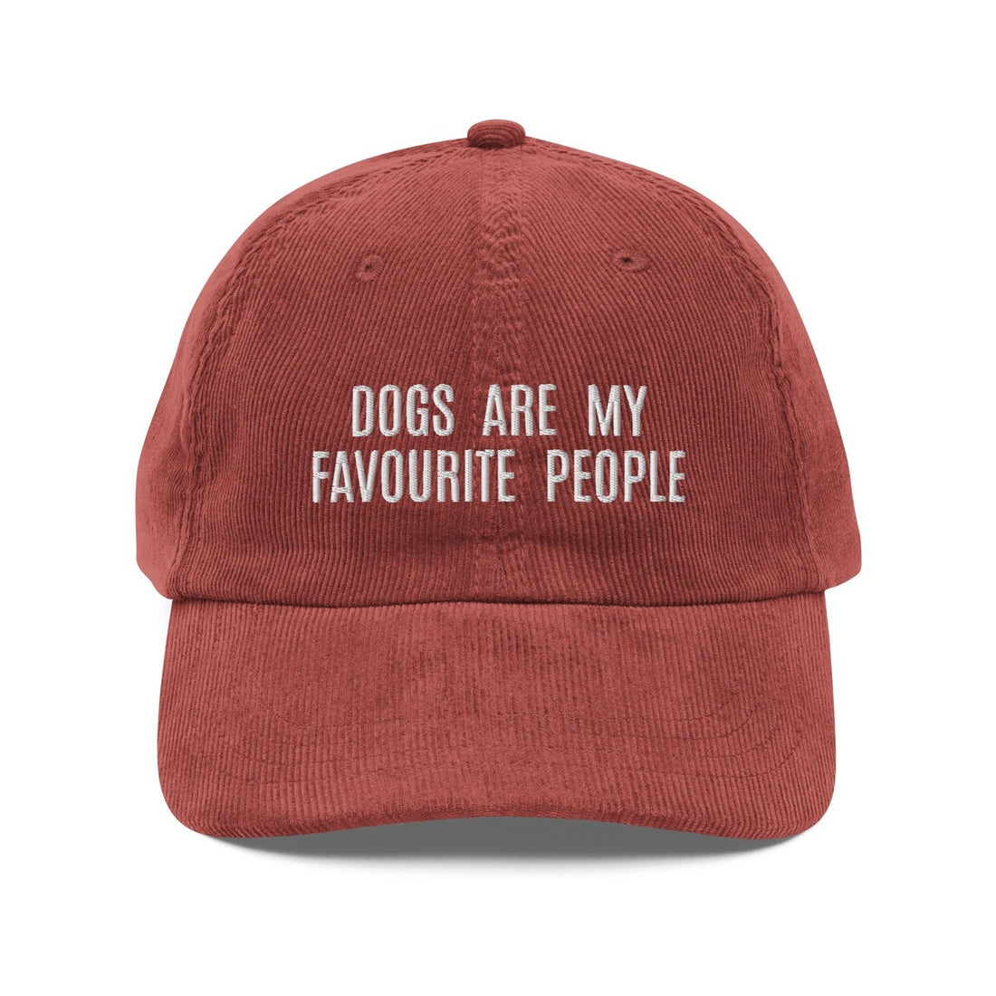 Custom Embroidered Dogs Are My Favorite People Hat