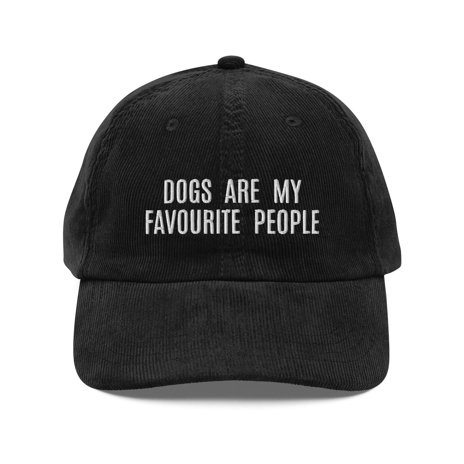 Custom Embroidered Dogs Are My Favorite People Hat
