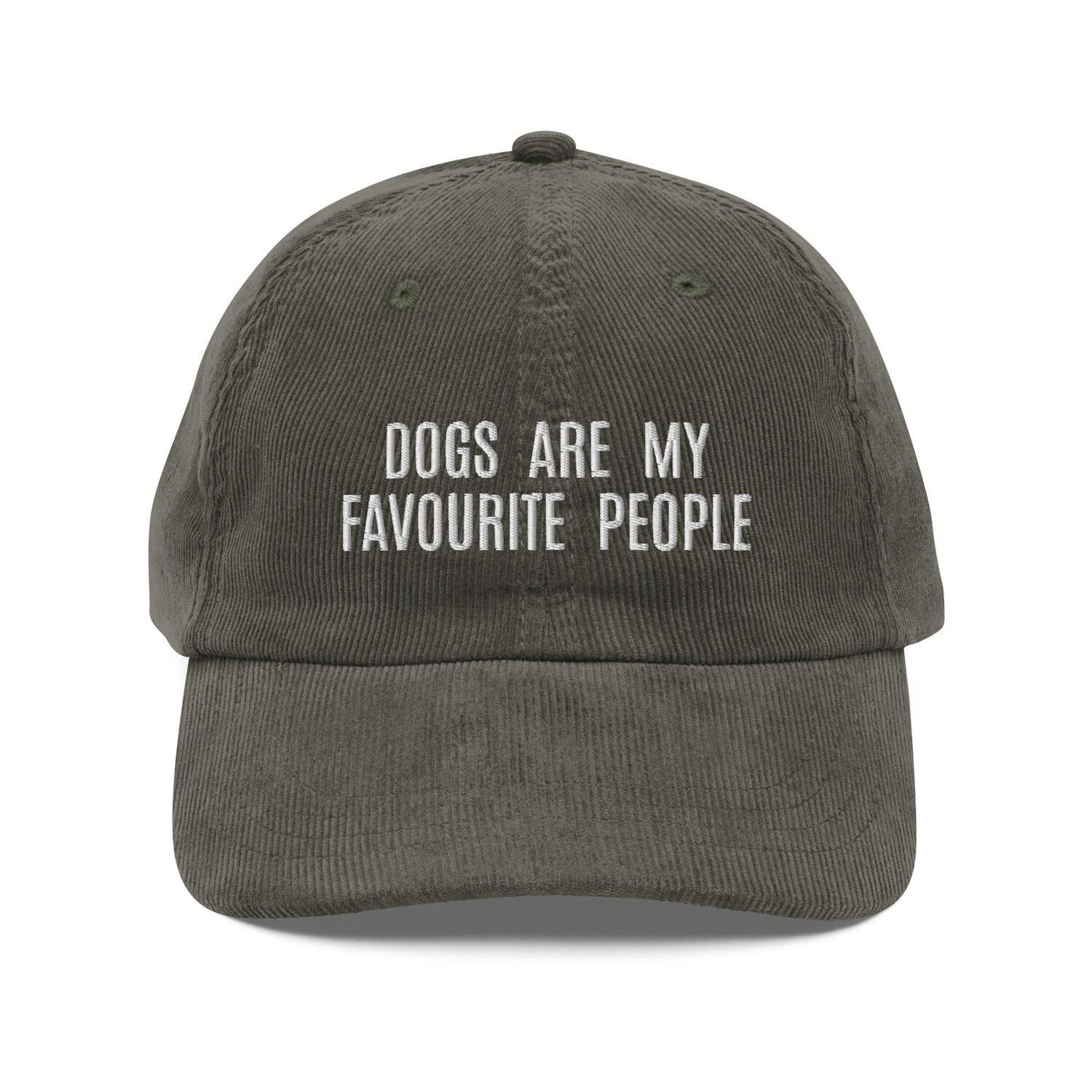 Custom Embroidered Dogs Are My Favorite People Hat