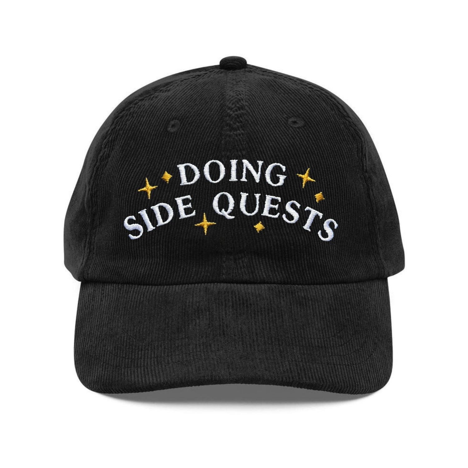 Custom Embroidered Doing Side Quests Hat - Funny Gamer Vintage Cap