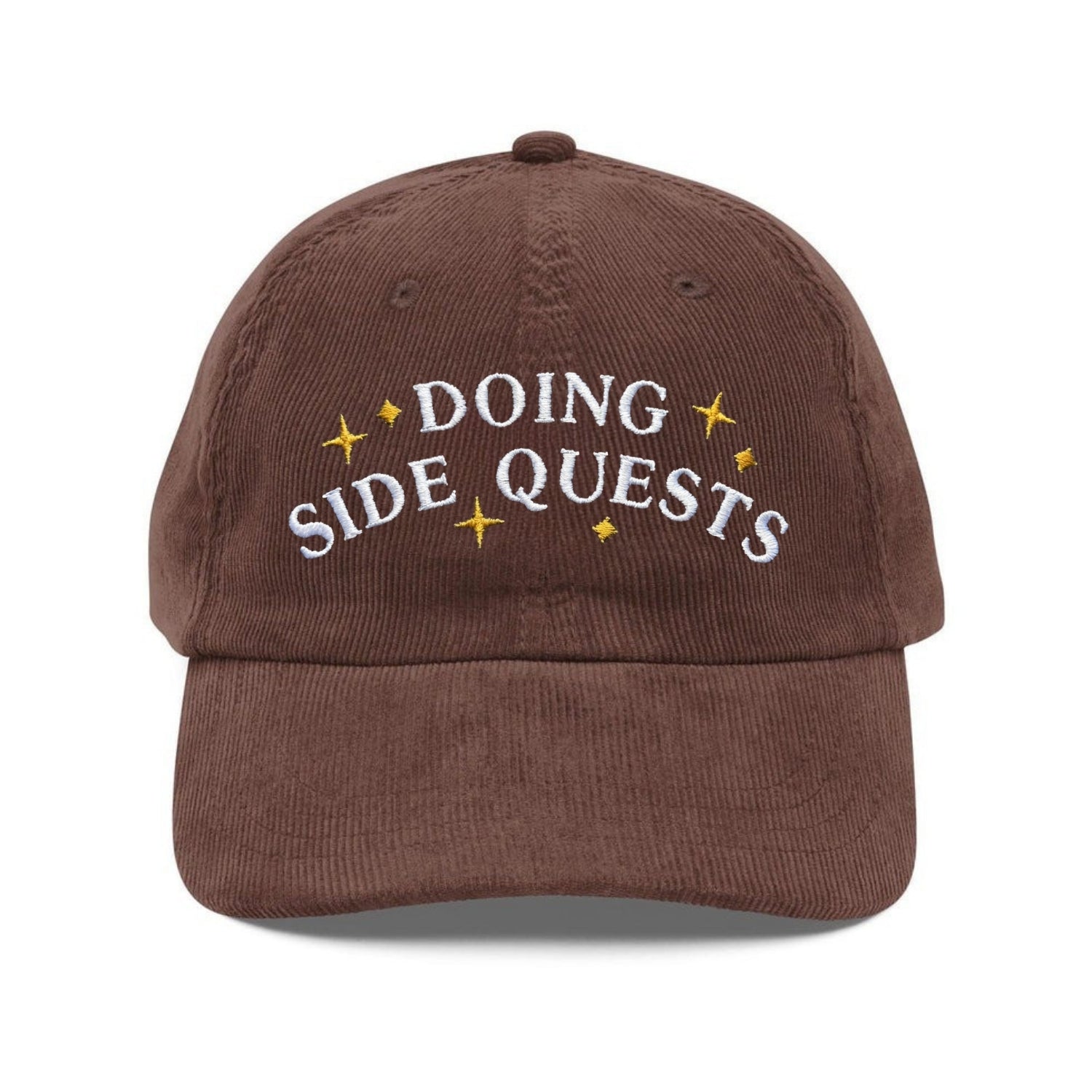 Custom Embroidered Doing Side Quests Hat - Funny Gamer Vintage Cap