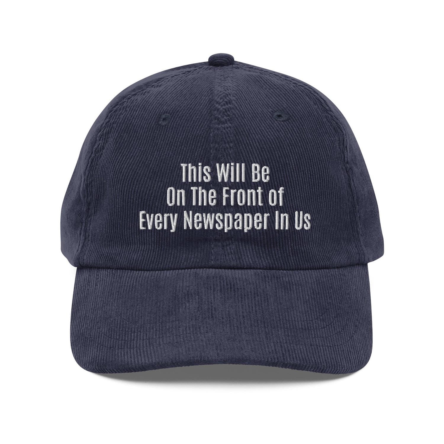 Custom Embroidered Don't Ever Point A Weapon At Me Again Hat