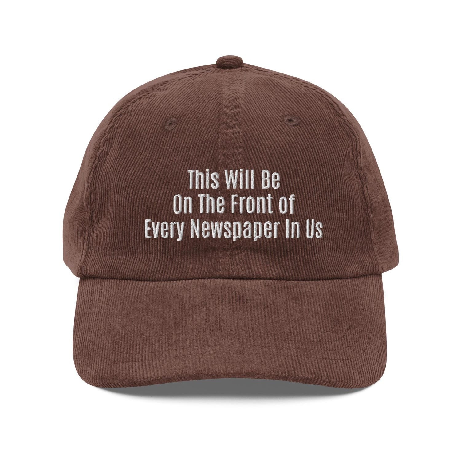 Custom Embroidered Don't Ever Point A Weapon At Me Again Hat