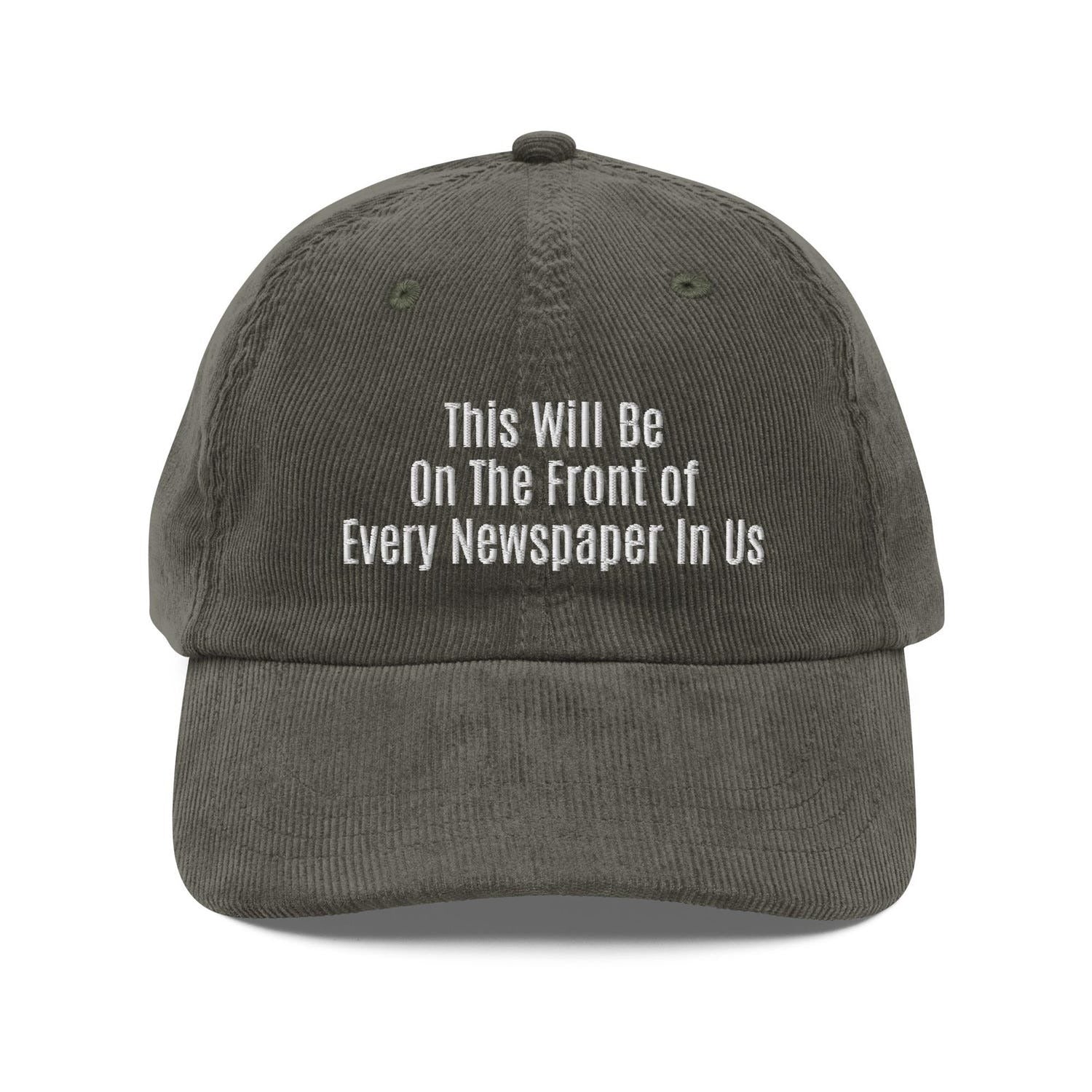 Custom Embroidered Don't Ever Point A Weapon At Me Again Hat