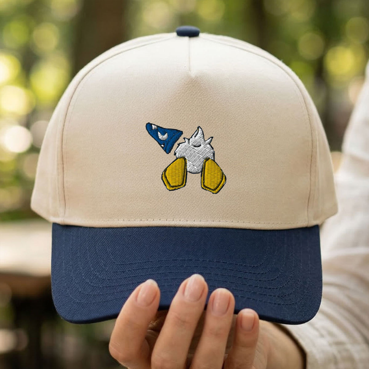 Custom Embroidered Donald Duck Butt Snapback Hat