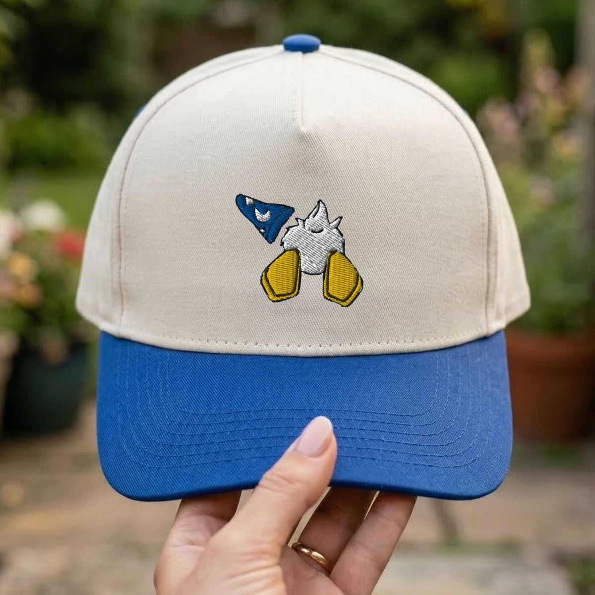 Custom Embroidered Donald Duck Butt Snapback Hat