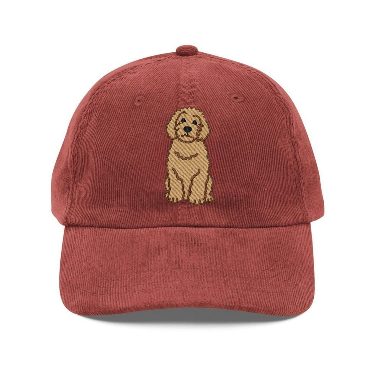 Custom Embroidered Doodle Dog Golden Hat