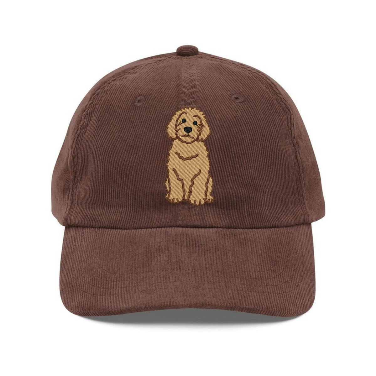Custom Embroidered Doodle Dog Golden Hat