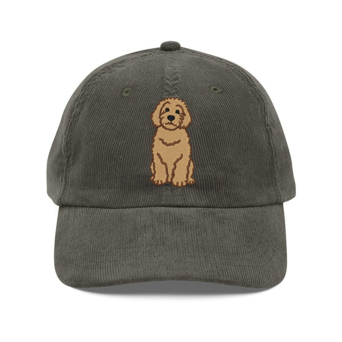 Custom Embroidered Doodle Dog Golden Hat