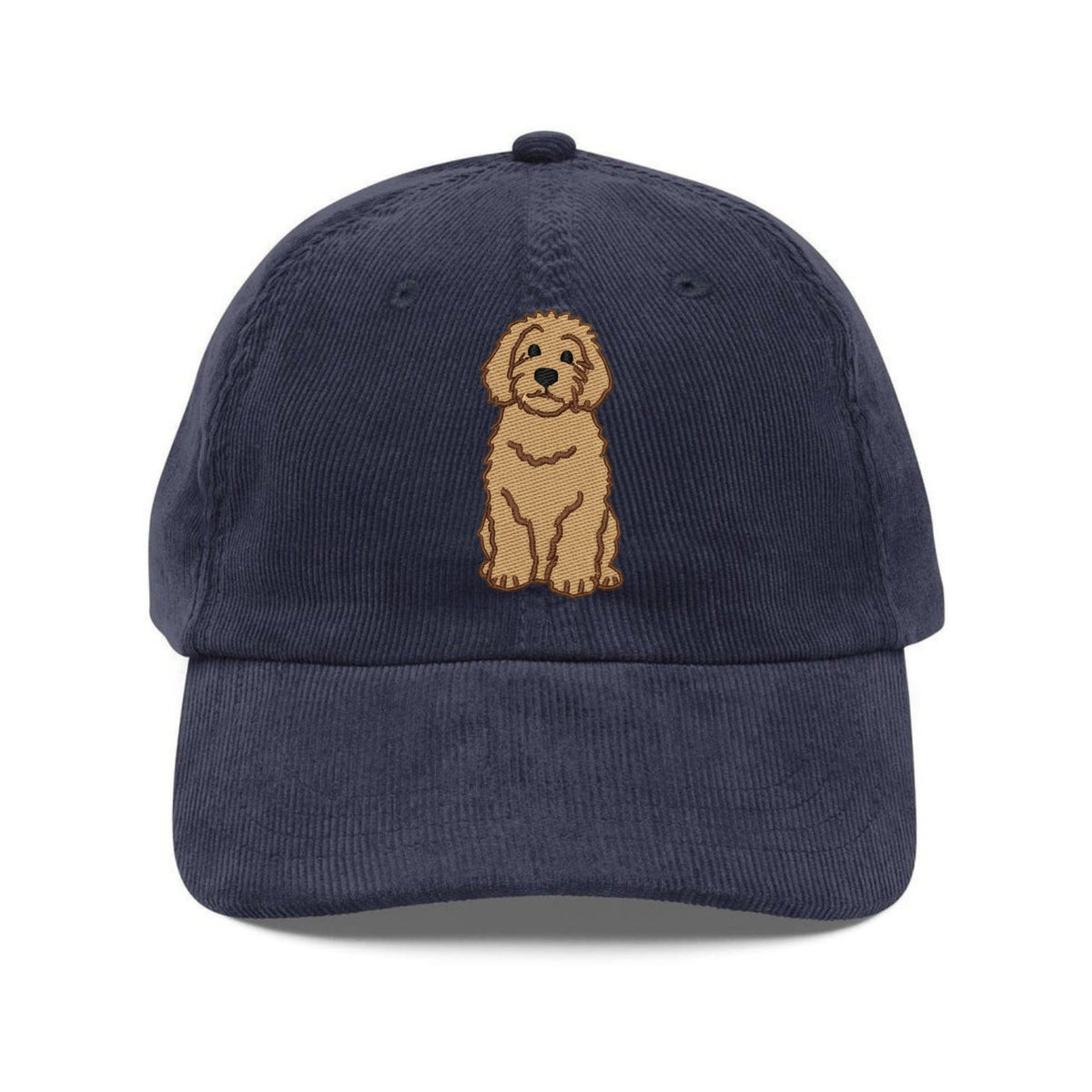 Custom Embroidered Doodle Dog Golden Hat