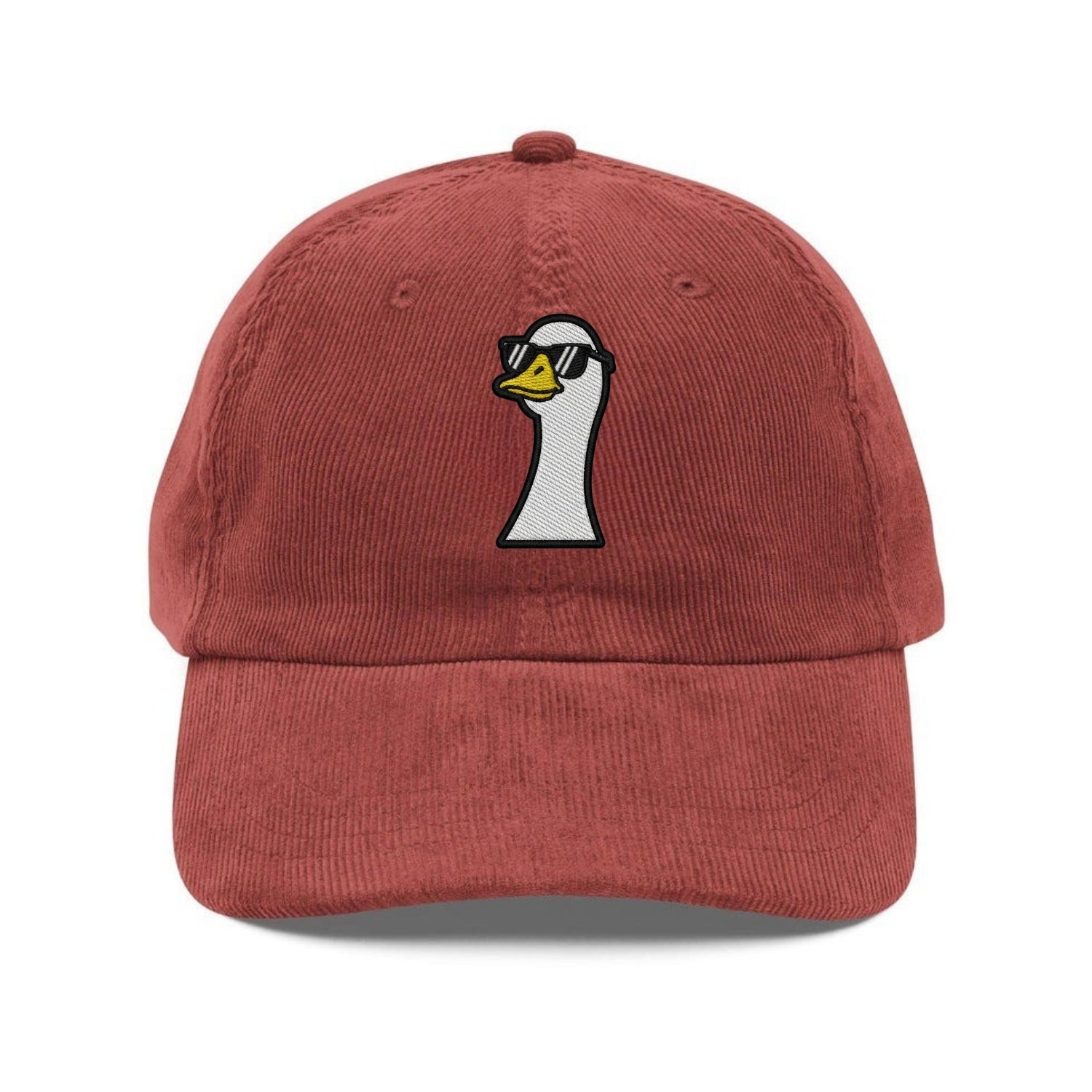Custom Embroidered Duck Wearing Sunglasses Hat