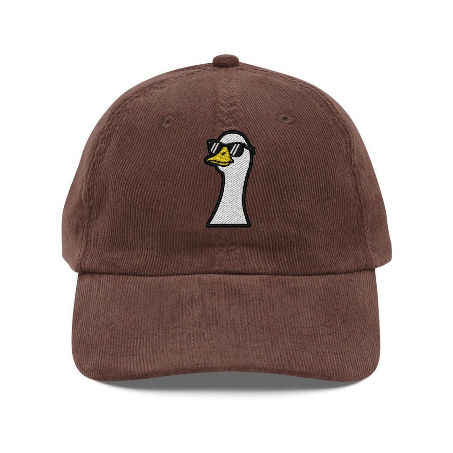 Custom Embroidered Duck Wearing Sunglasses Hat