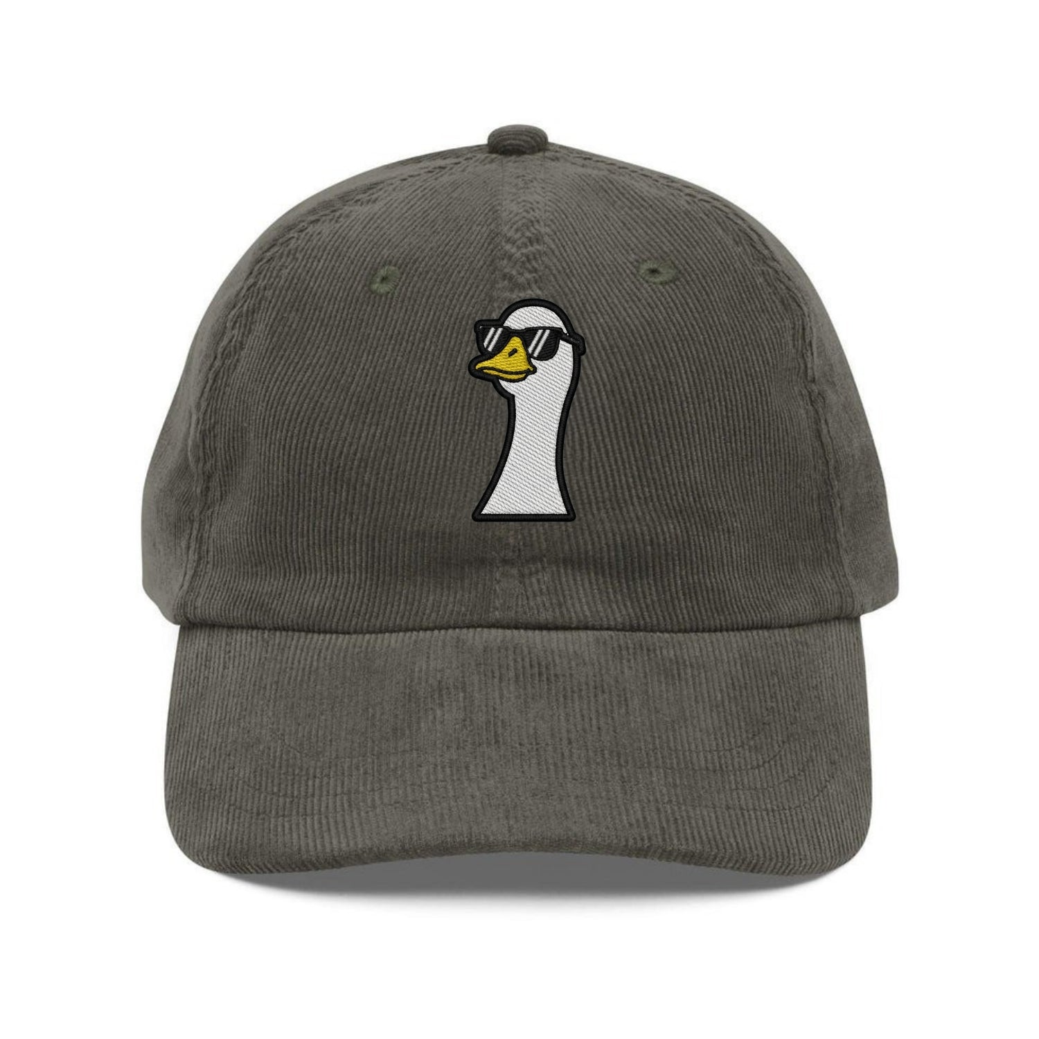 Custom Embroidered Duck Wearing Sunglasses Hat