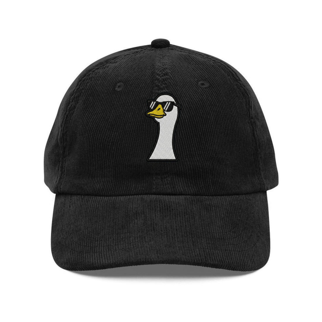 Custom Embroidered Duck Wearing Sunglasses Hat