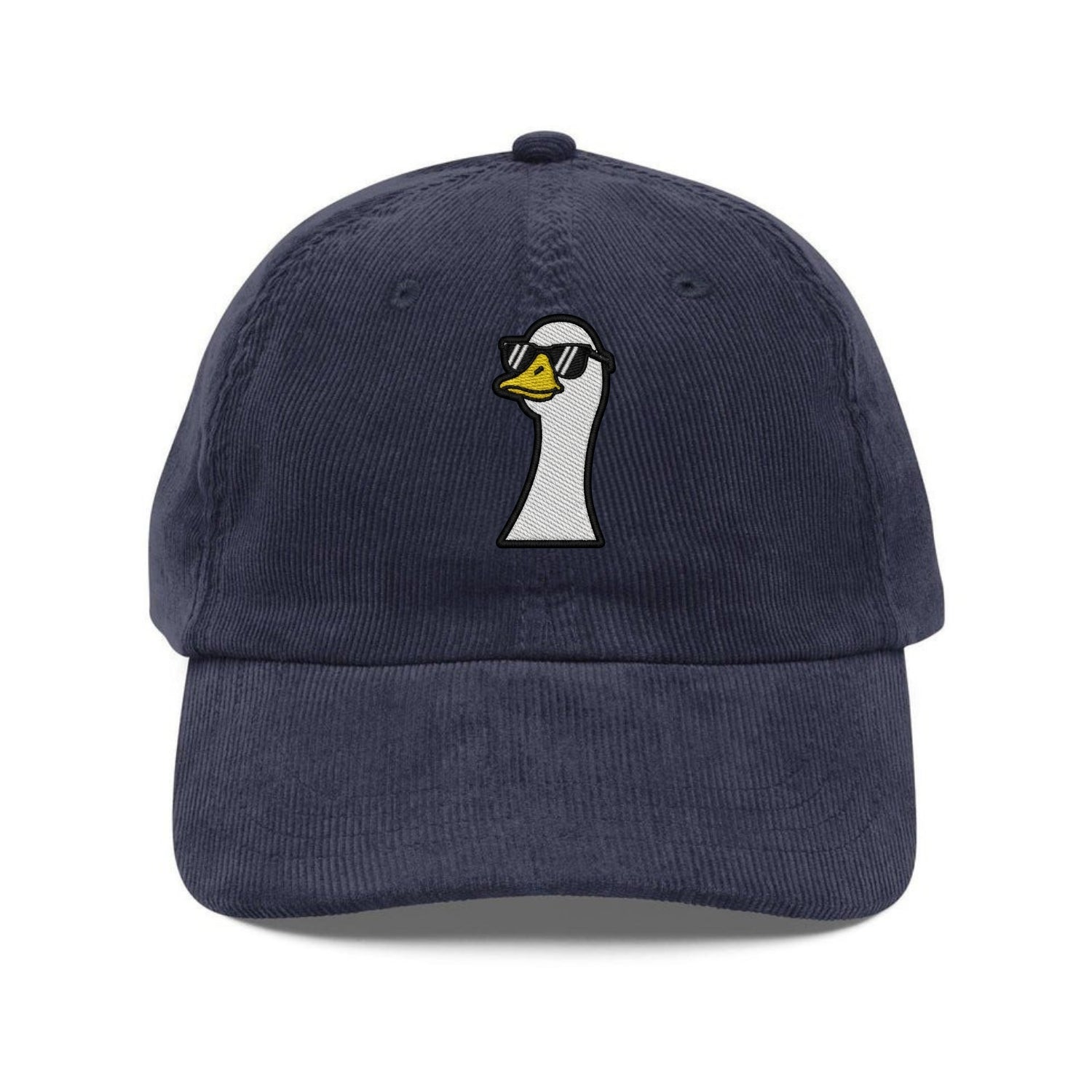 Custom Embroidered Duck Wearing Sunglasses Hat