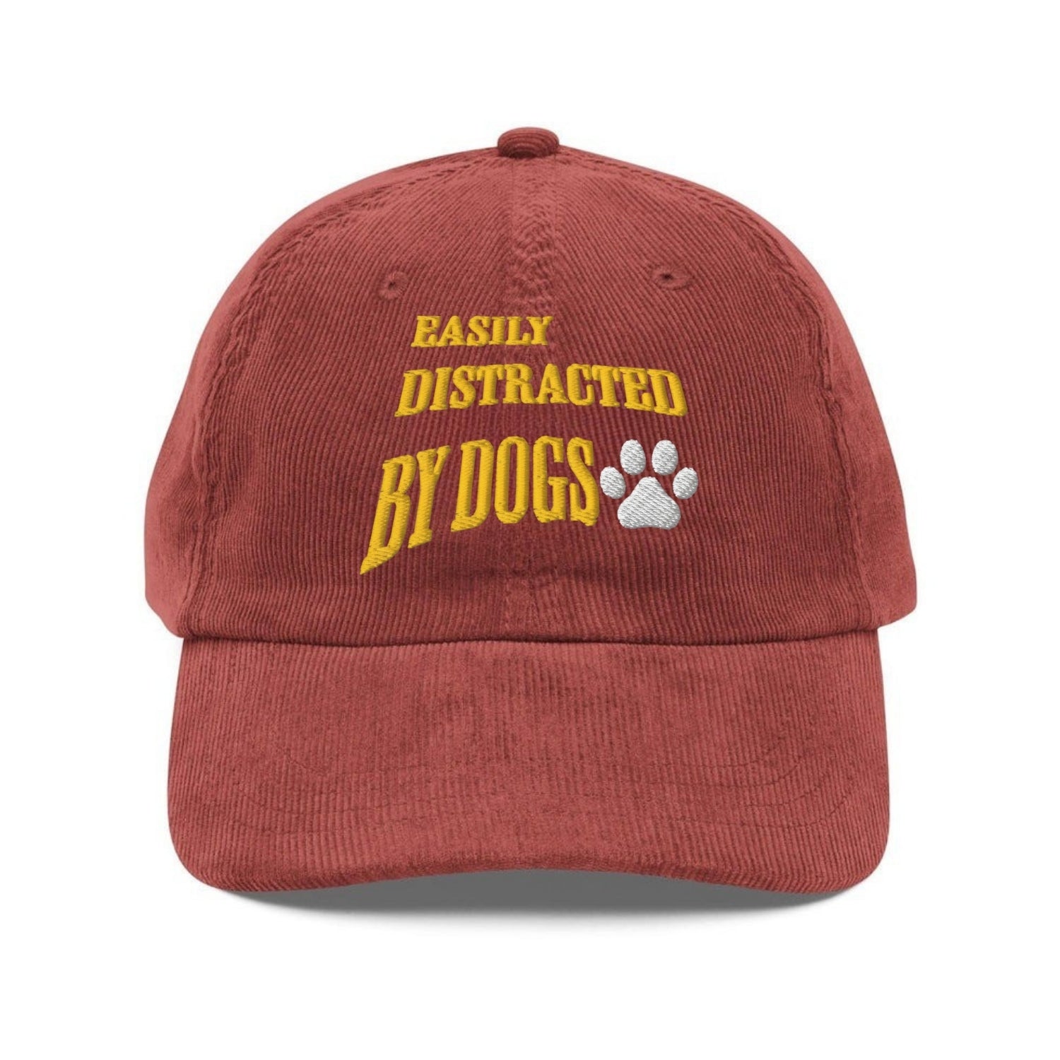 Custom Embroidered Easily Distracted by Dogs Hat