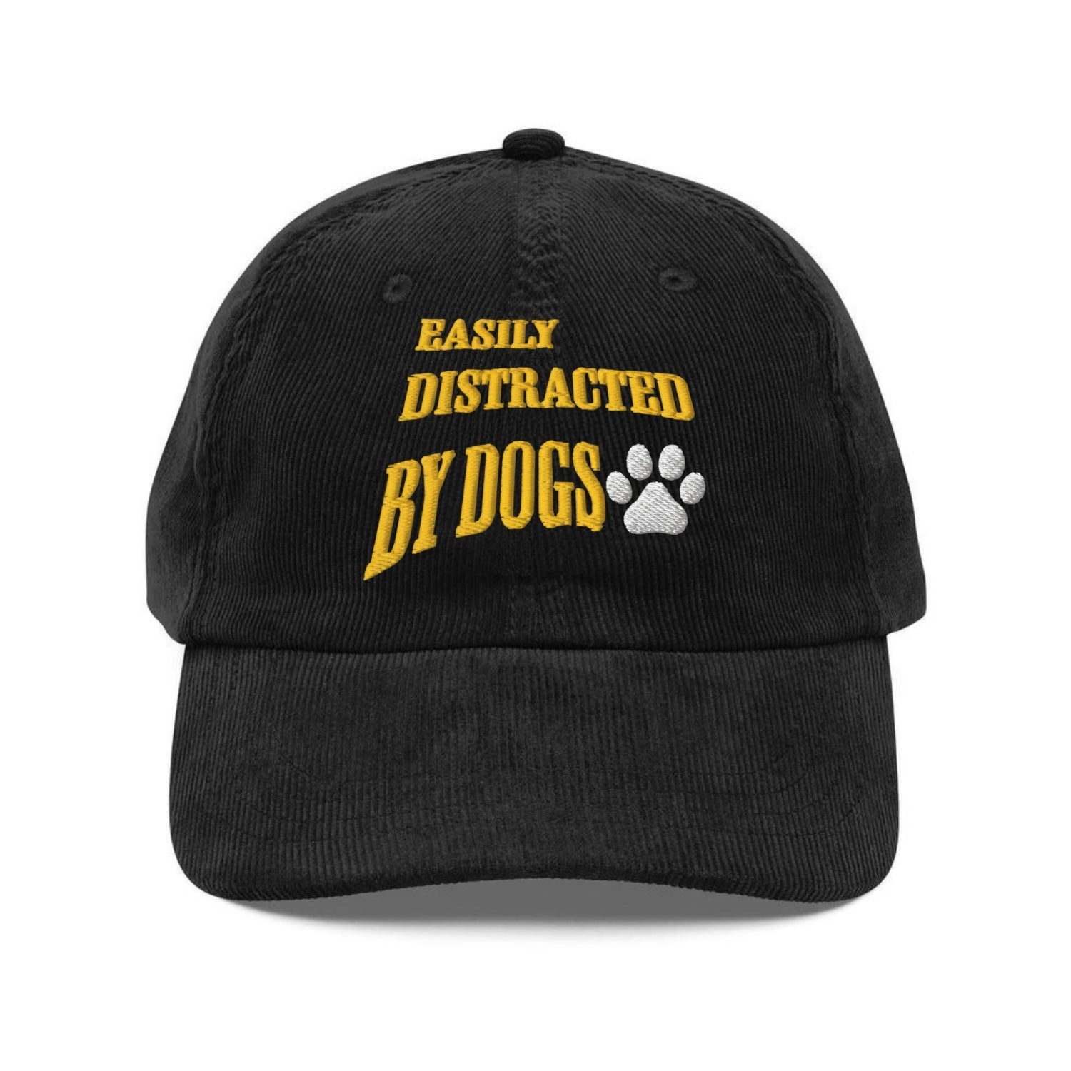 Custom Embroidered Easily Distracted by Dogs Hat