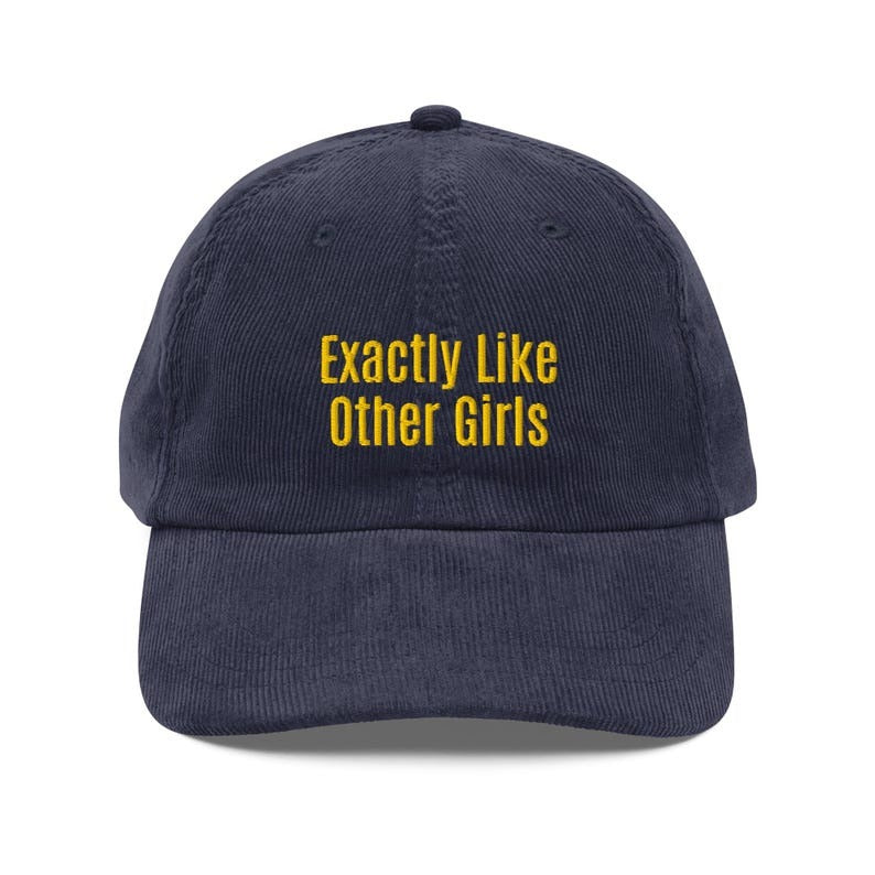 Custom Embroidered Exactly Like Other Girls Hat