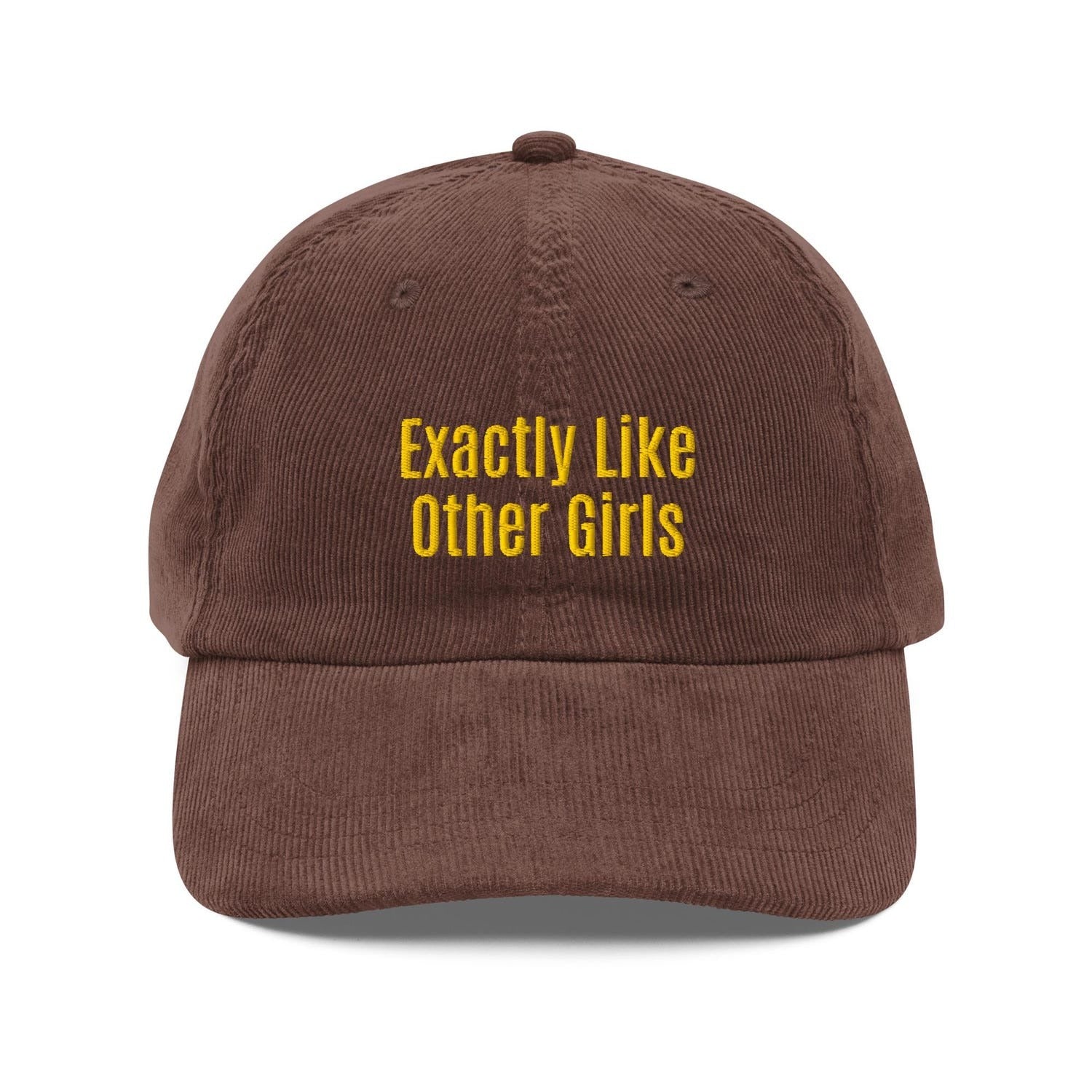 Custom Embroidered Exactly Like Other Girls Hat