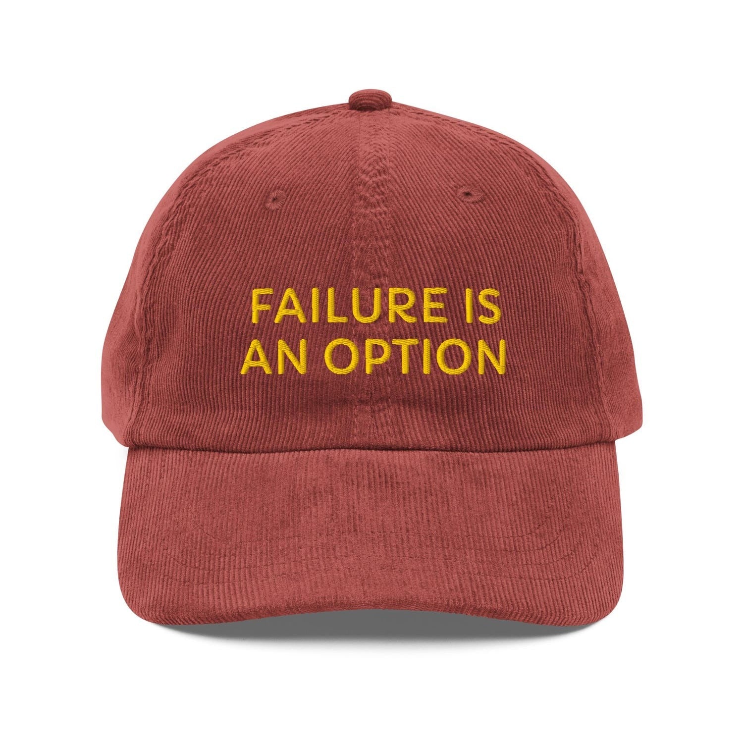 Custom Embroidered Failure Is An Option Hat