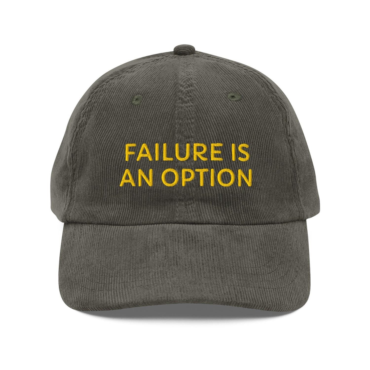 Custom Embroidered Failure Is An Option Hat