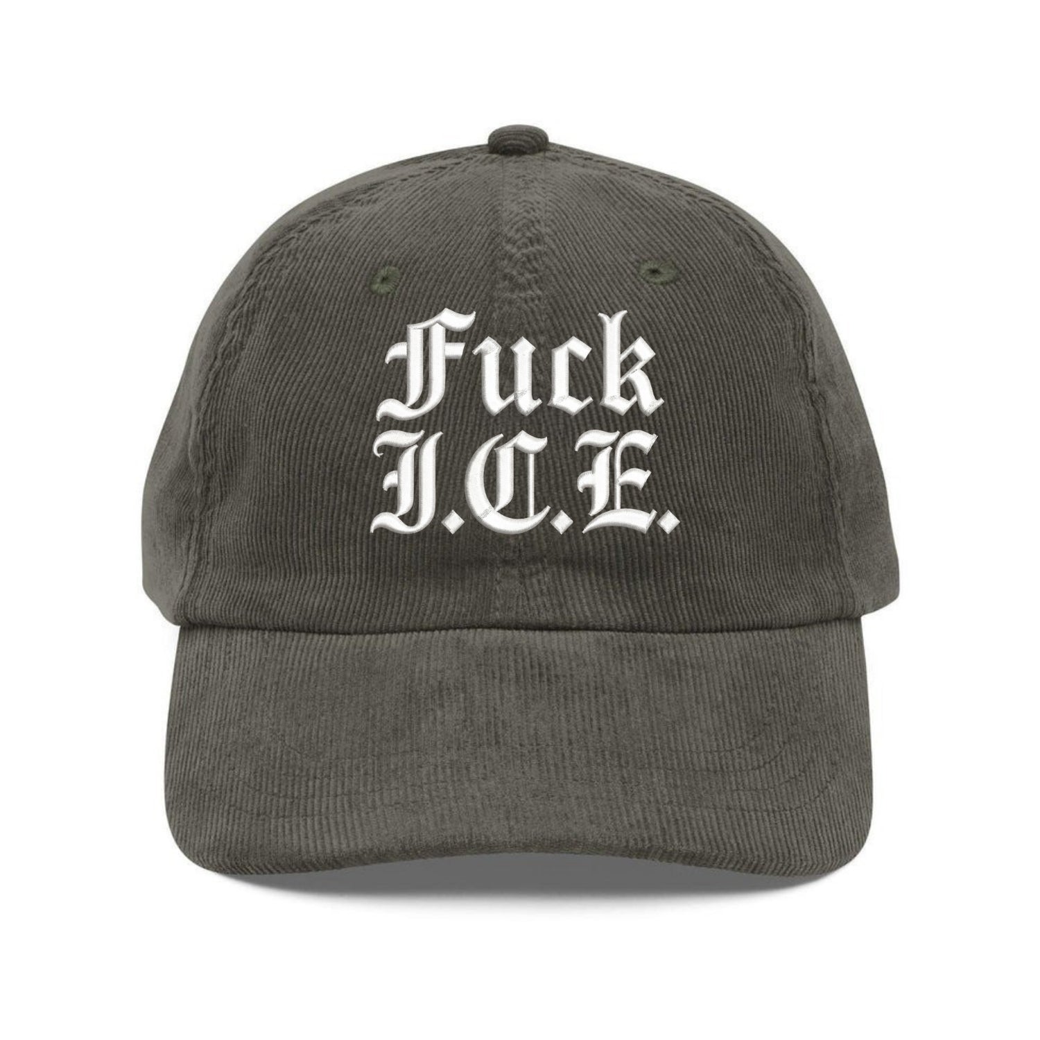 Custom Embroidered Fck ICE Hat - Political Protest Statement Cap