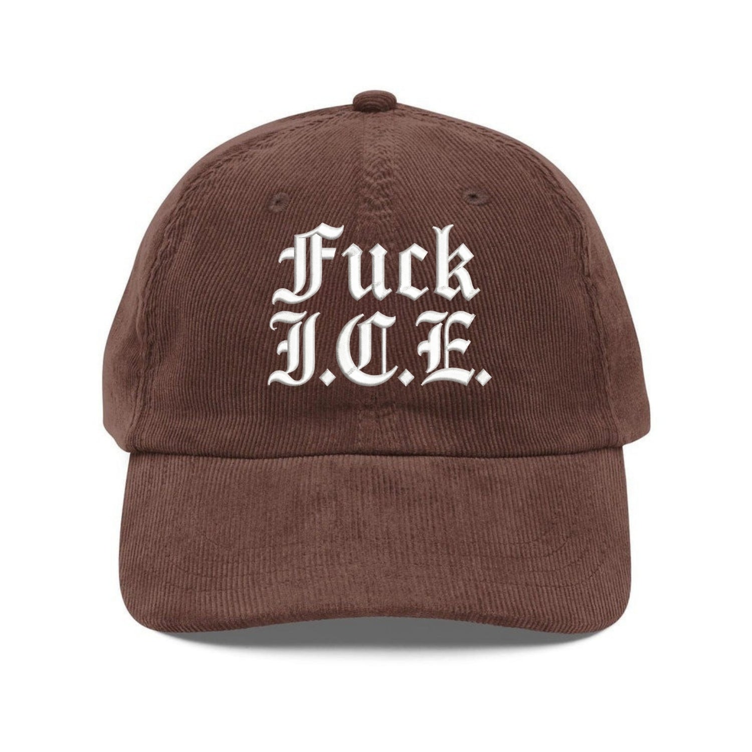 Custom Embroidered Fck ICE Hat - Political Protest Statement Cap