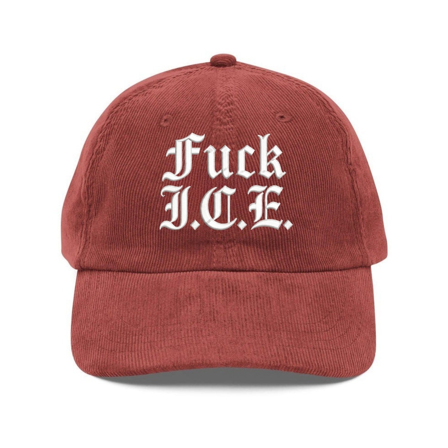 Custom Embroidered Fck ICE Hat - Political Protest Statement Cap