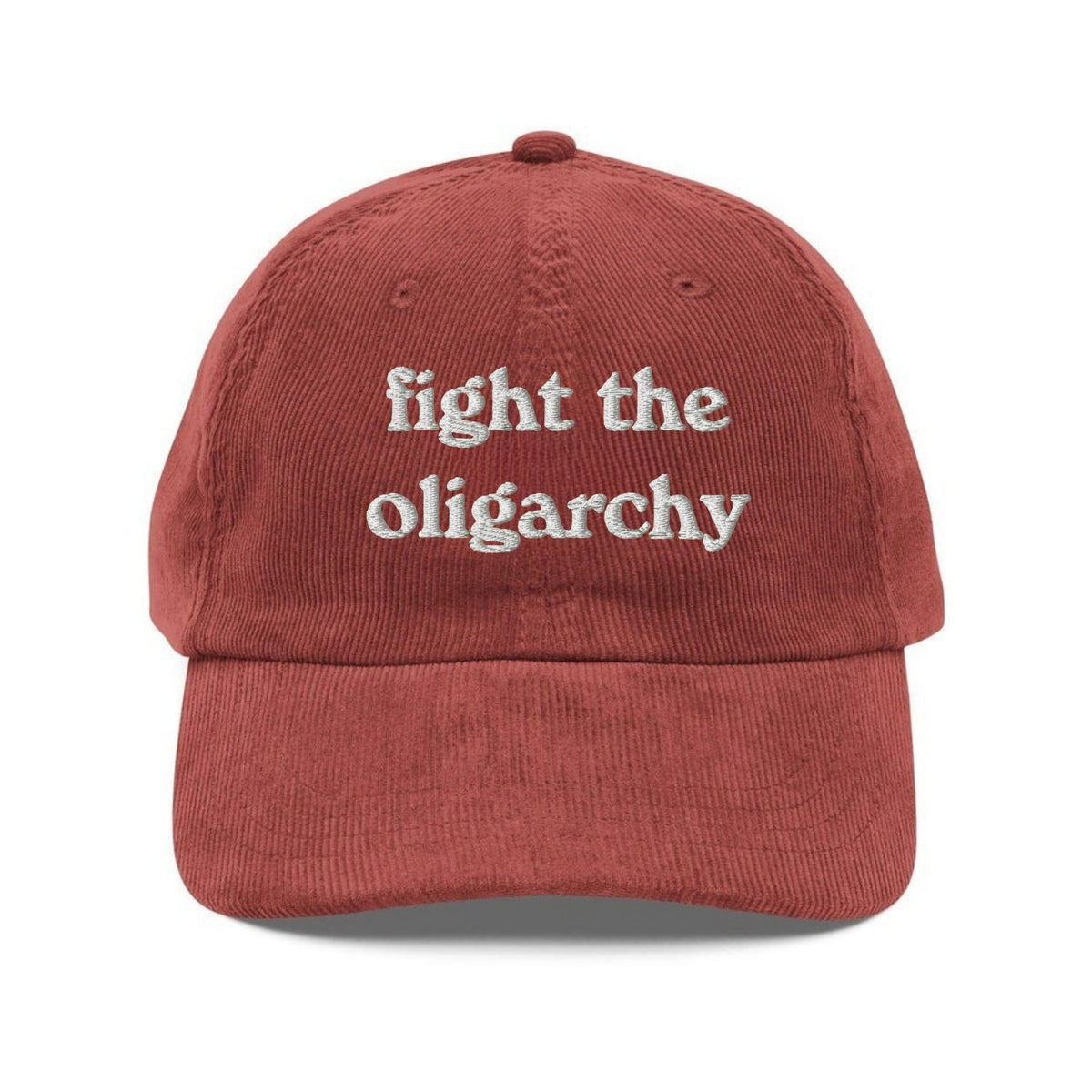 Custom Embroidered Fight The Oligarchy Hat