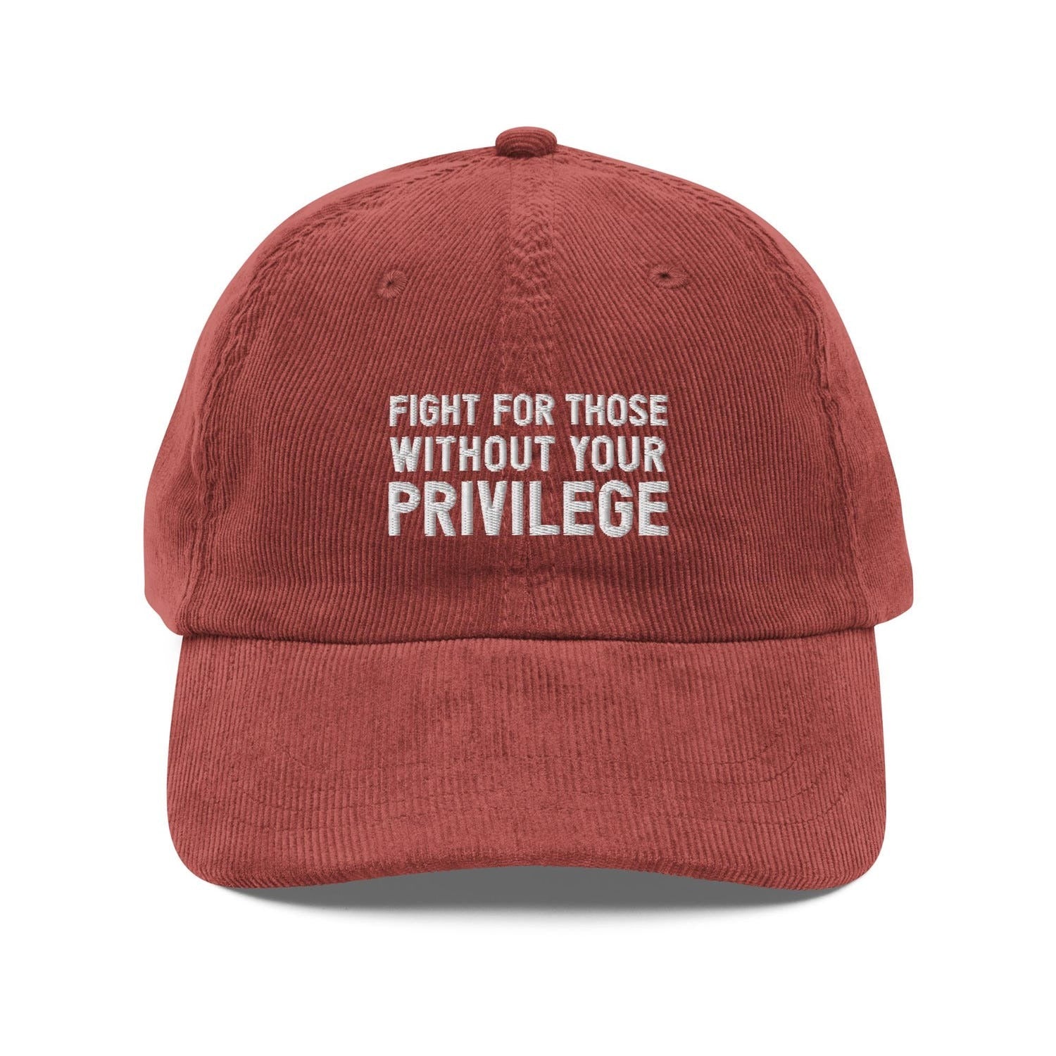 Custom Embroidered Fight for Those Without Your Privilege Hat