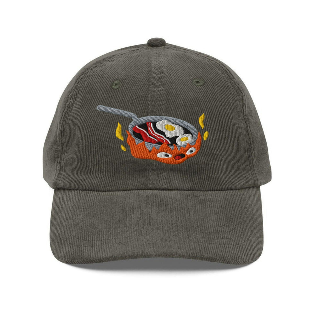 Custom Embroidered Flame Spirit Hat