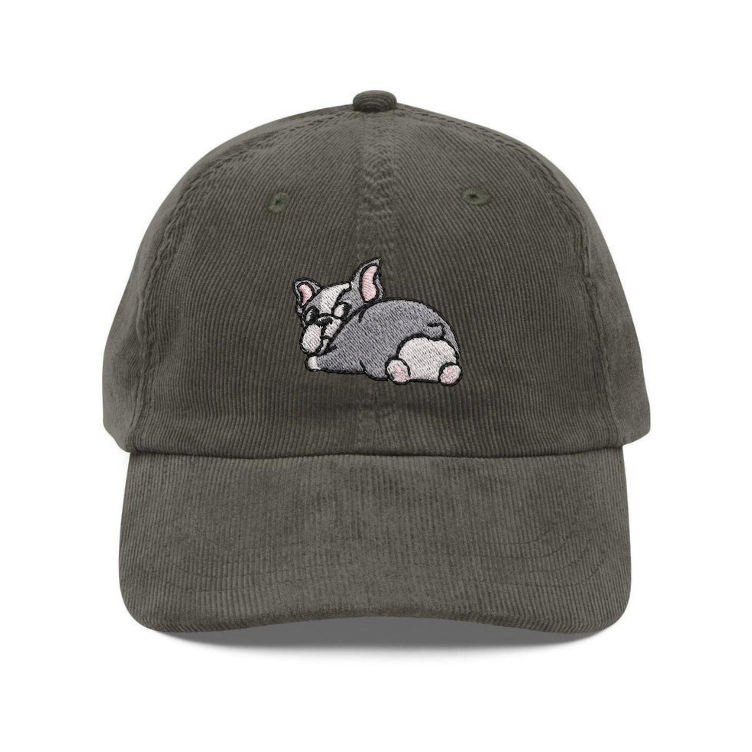 Custom Embroidered French Bulldog Butt Hat - Funny Dog Lover Cap