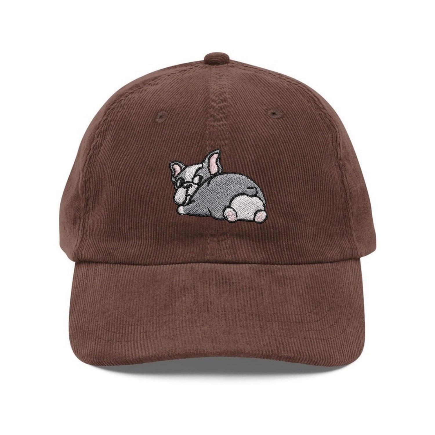 Custom Embroidered French Bulldog Butt Hat - Funny Dog Lover Cap
