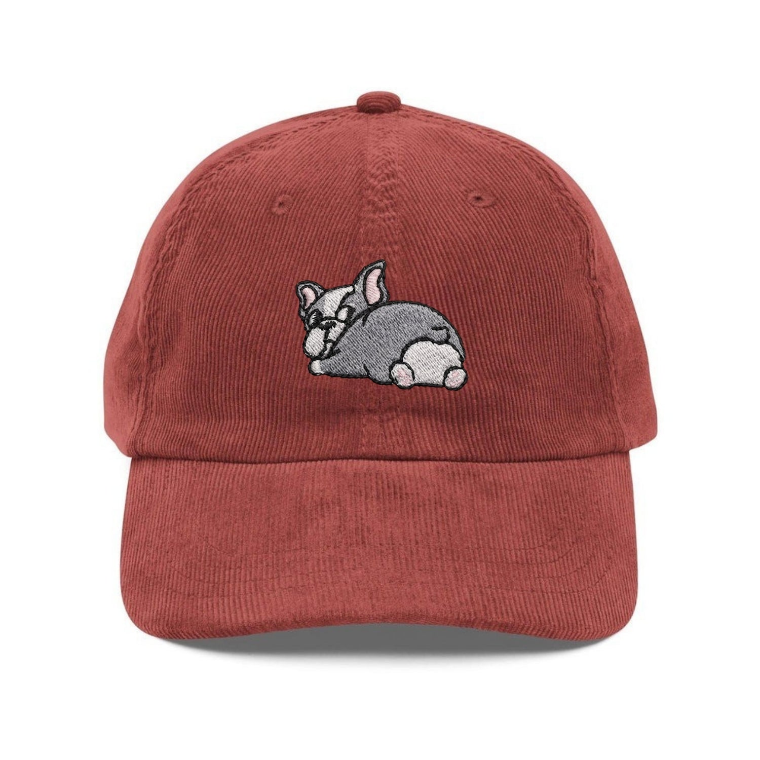 Custom Embroidered French Bulldog Butt Hat - Funny Dog Lover Cap