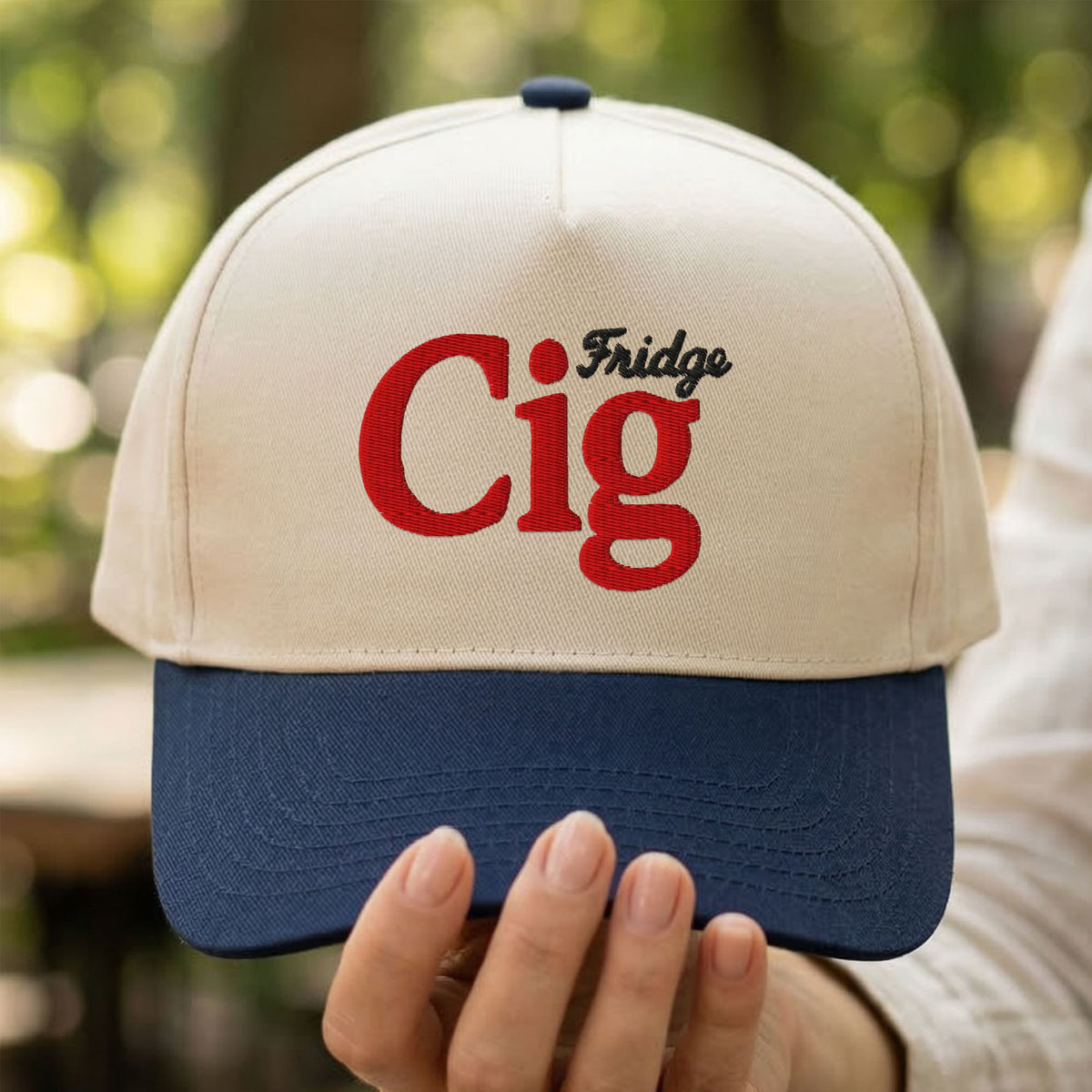 Custom Embroidered Fridge Cig Snapback Hat