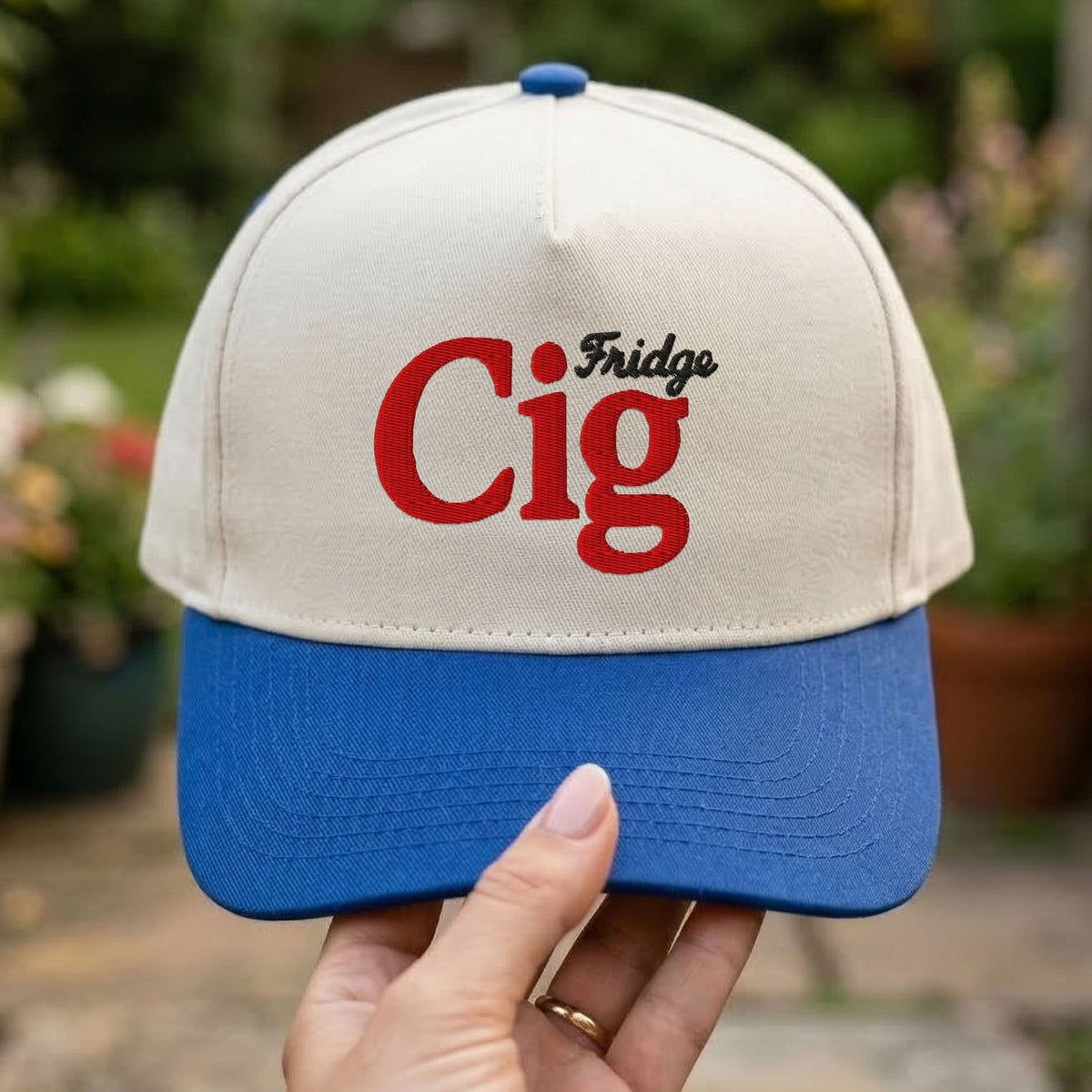 Custom Embroidered Fridge Cig Snapback Hat