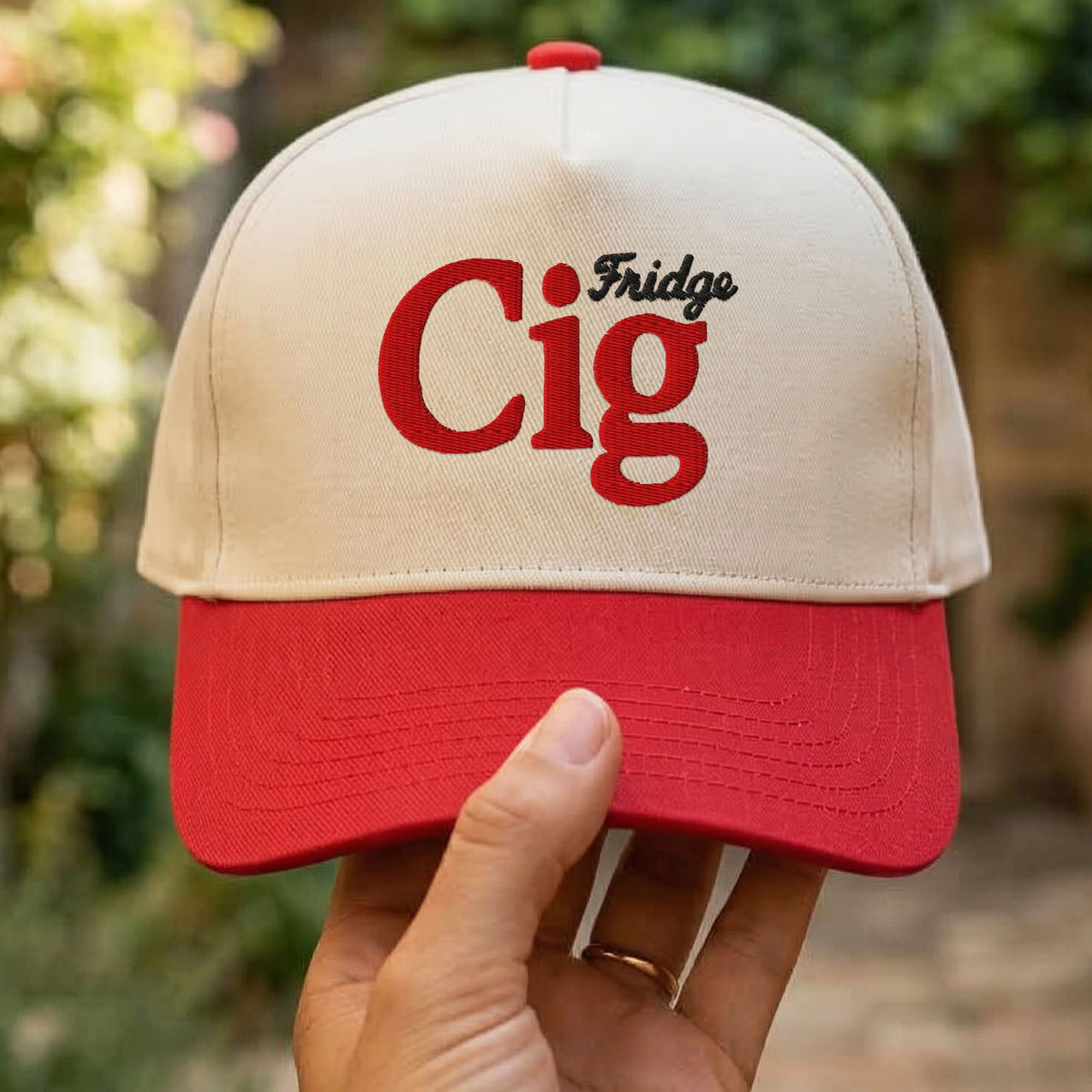 Custom Embroidered Fridge Cig Snapback Hat