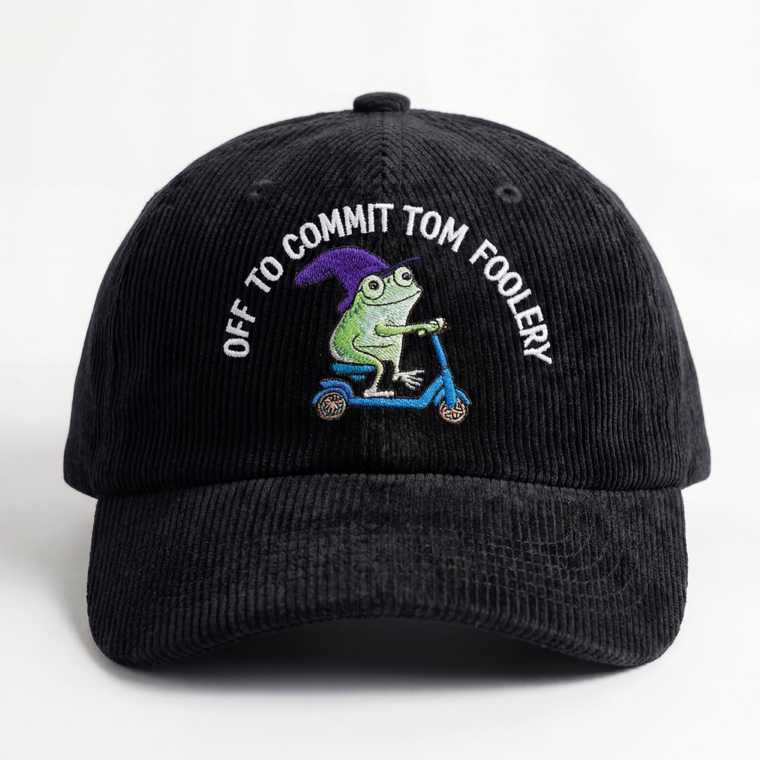Custom Embroidered Frog Dad Hat – Funny Tom Foolery Quote Cap