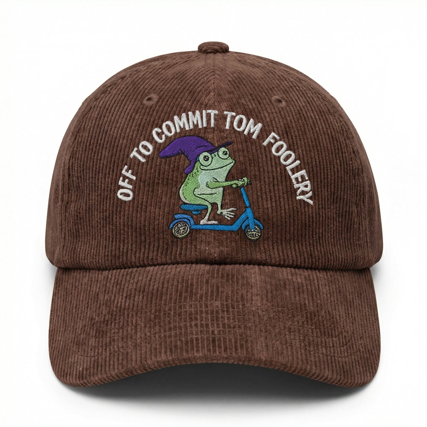 Custom Embroidered Frog Dad Hat – Funny Tom Foolery Quote Cap