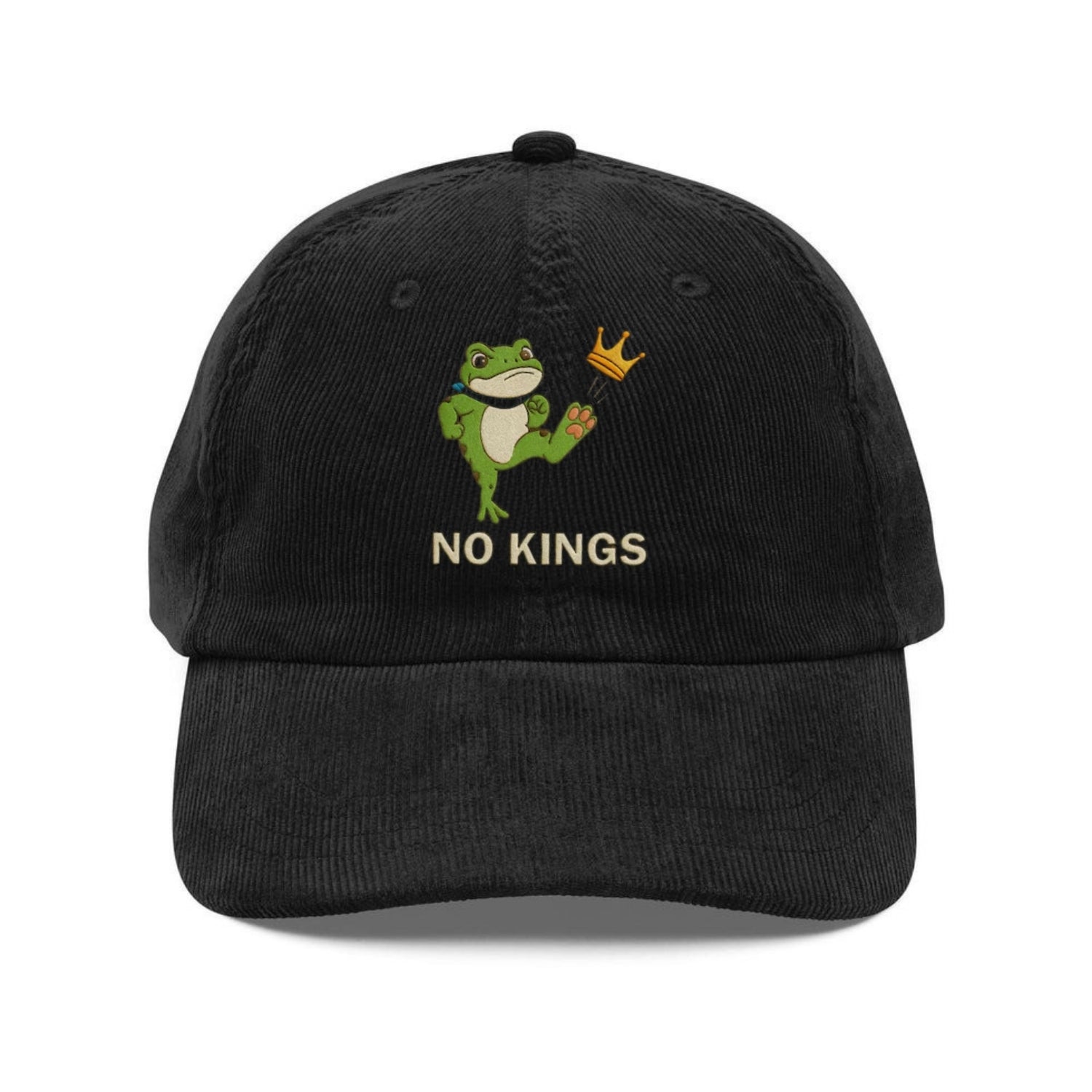Custom Embroidered Frog Protest Hat