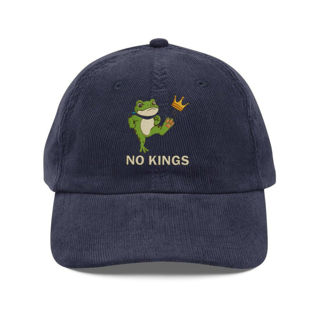 Custom Embroidered Frog Protest Hat