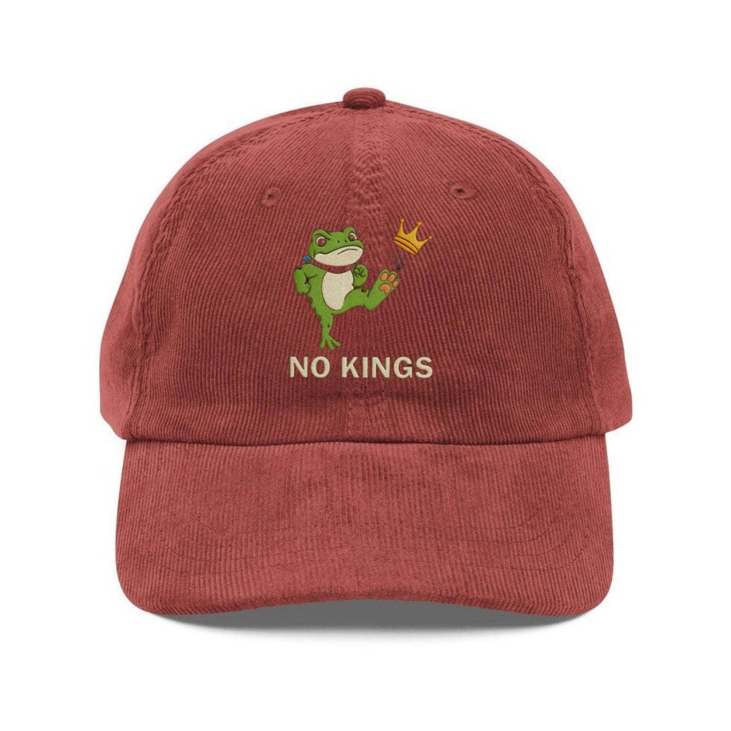 Custom Embroidered Frog Protest Hat