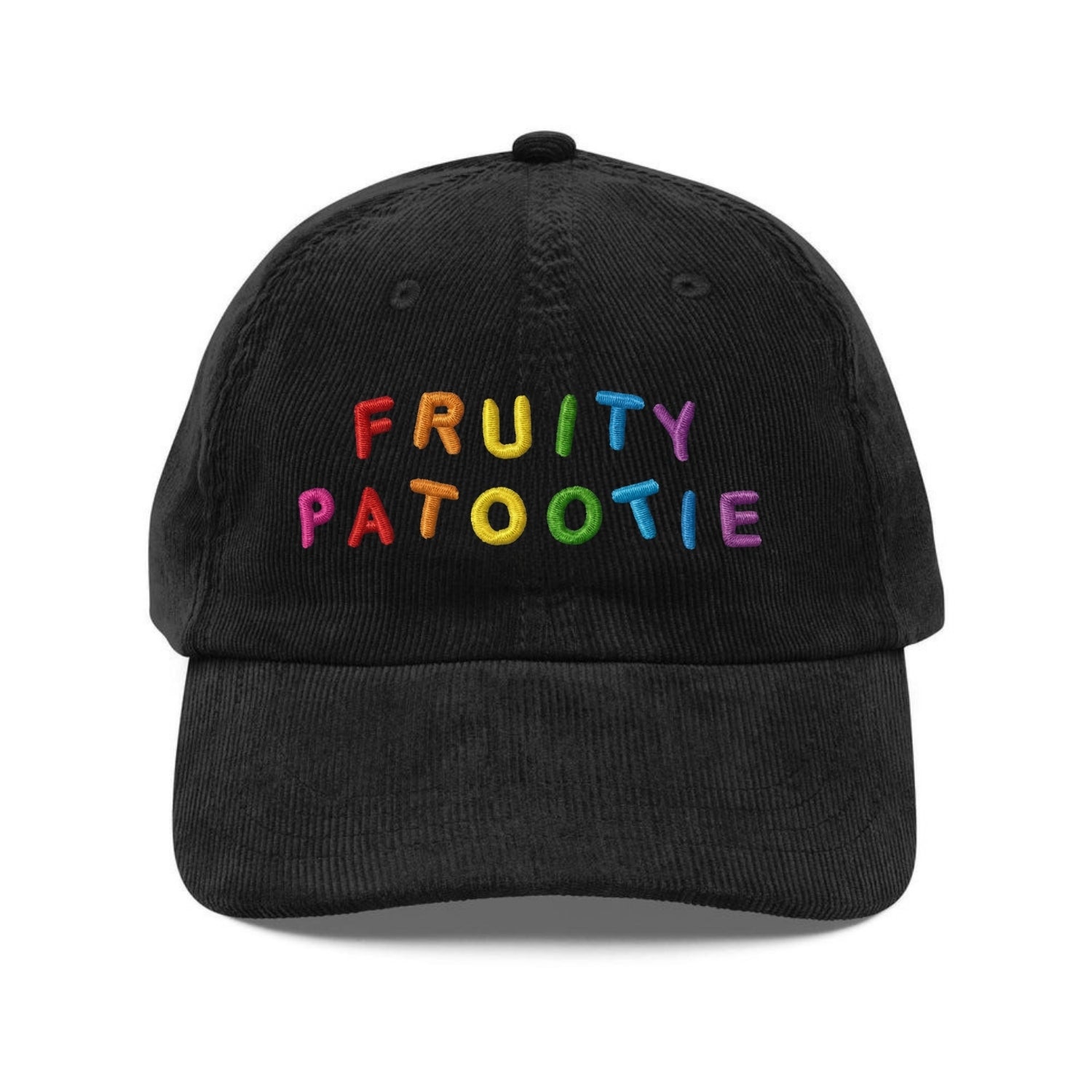 Custom Embroidered Fruit Patootie Hat - LGBTQ+ Pride Funny Cap