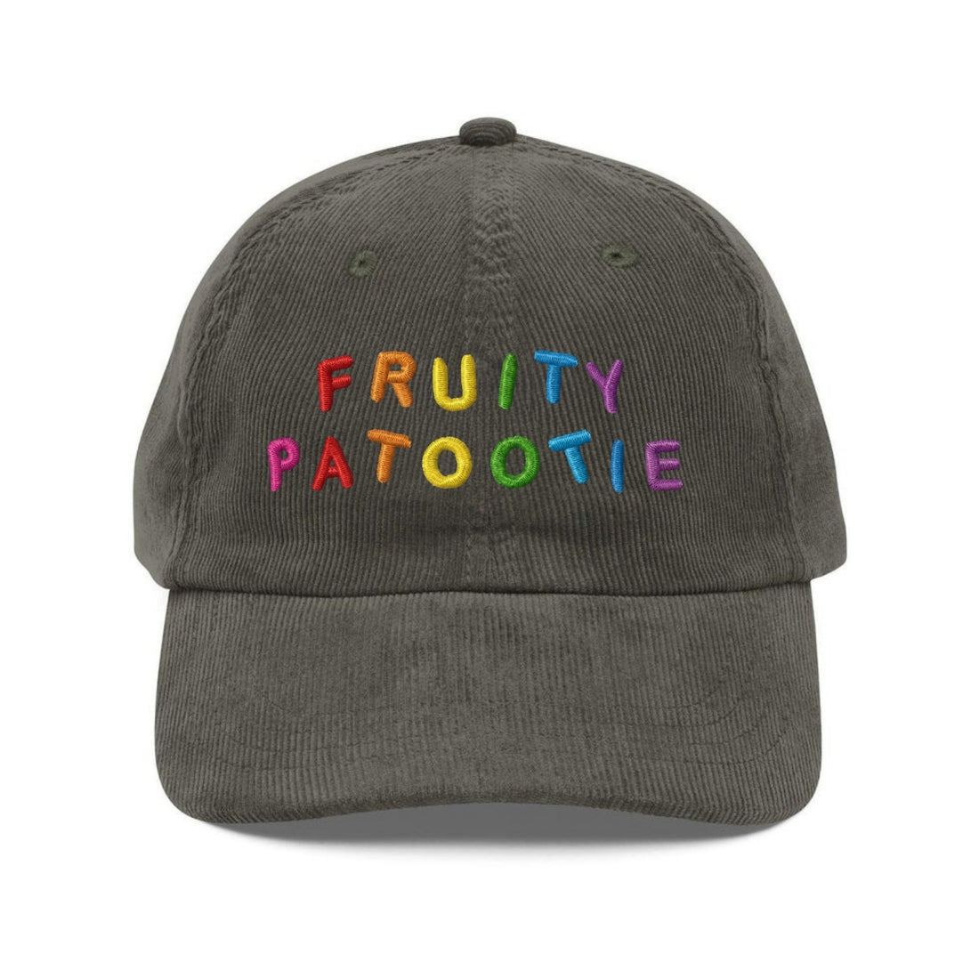 Custom Embroidered Fruit Patootie Hat - LGBTQ+ Pride Funny Cap