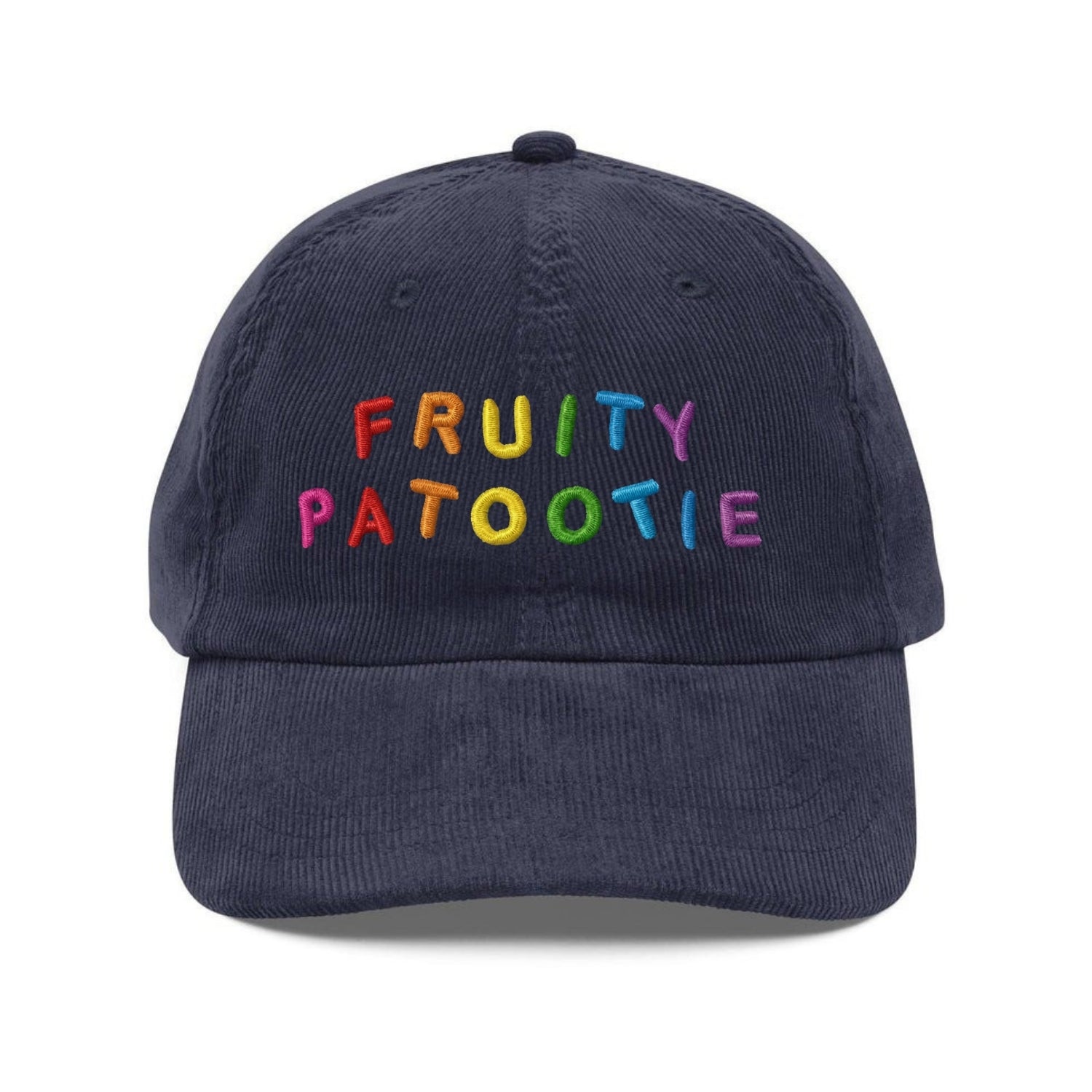Custom Embroidered Fruit Patootie Hat - LGBTQ+ Pride Funny Cap