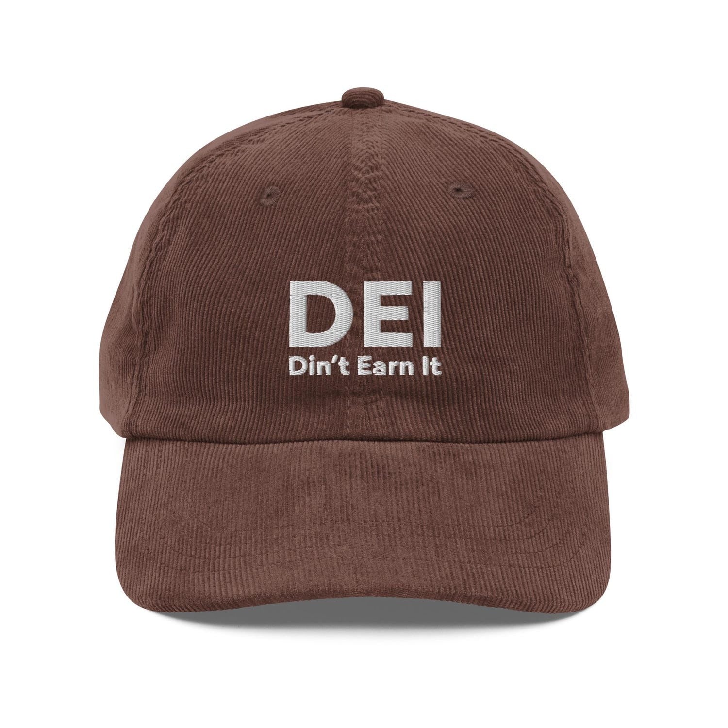 Custom Embroidered Funny DEI Hat