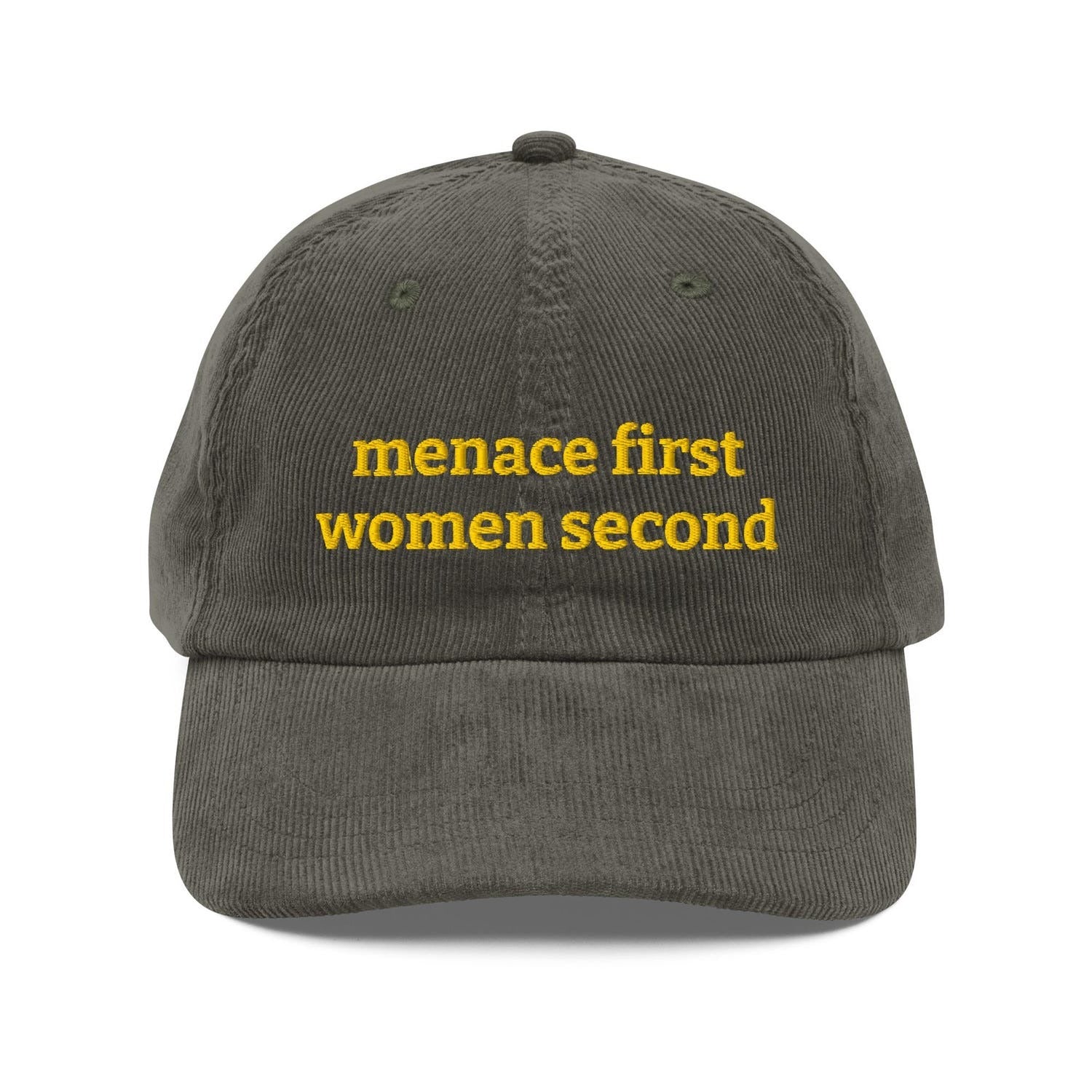 Custom Embroidered Funny Feminist Menace Hat