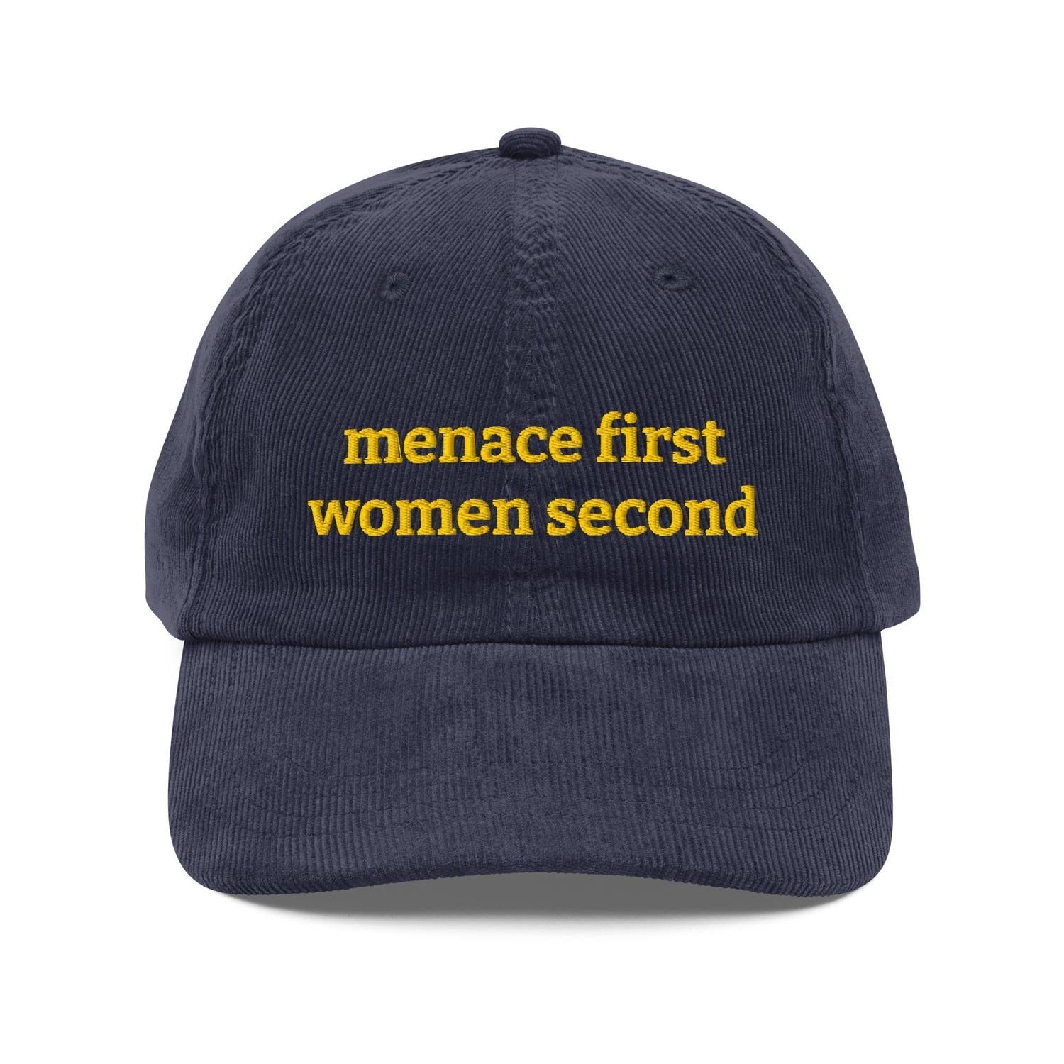 Custom Embroidered Funny Feminist Menace Hat