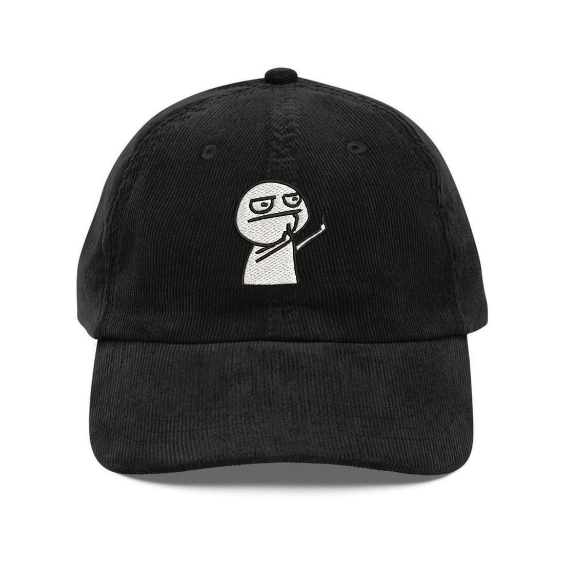 Custom Embroidered Funny Meme Hat - Sarcastic Middle Finger Guy Cap