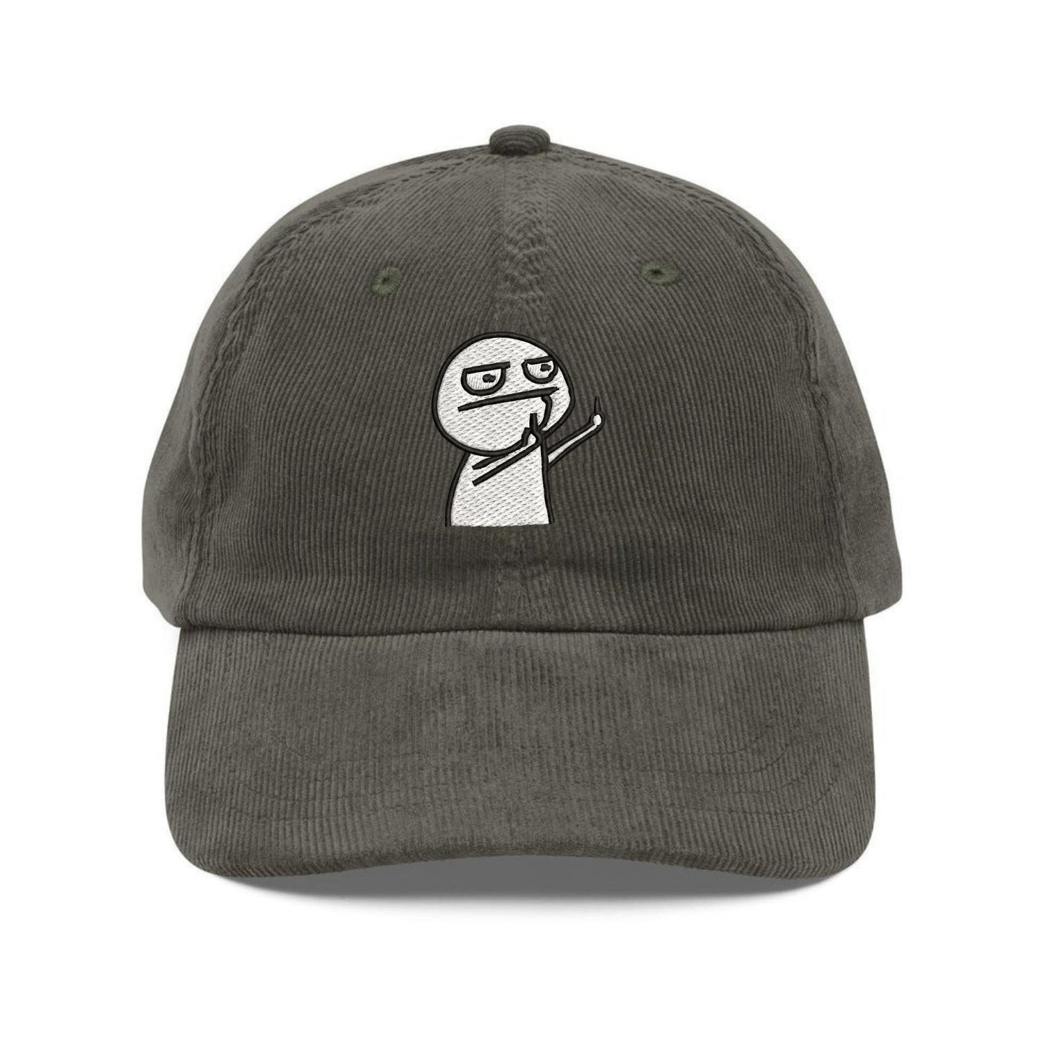 Custom Embroidered Funny Meme Hat - Sarcastic Middle Finger Guy Cap